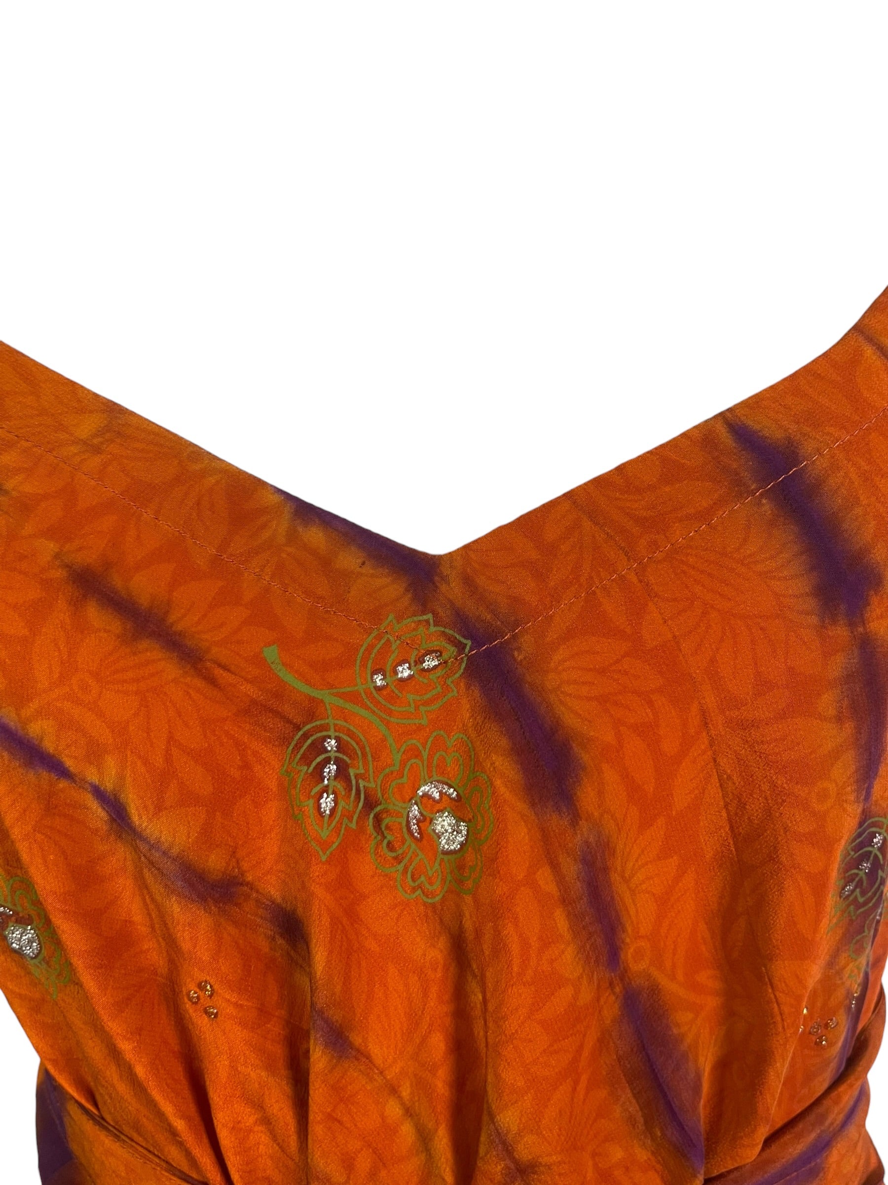 PRC8982 Avatar Pure Silk Maxi Dress with Belt