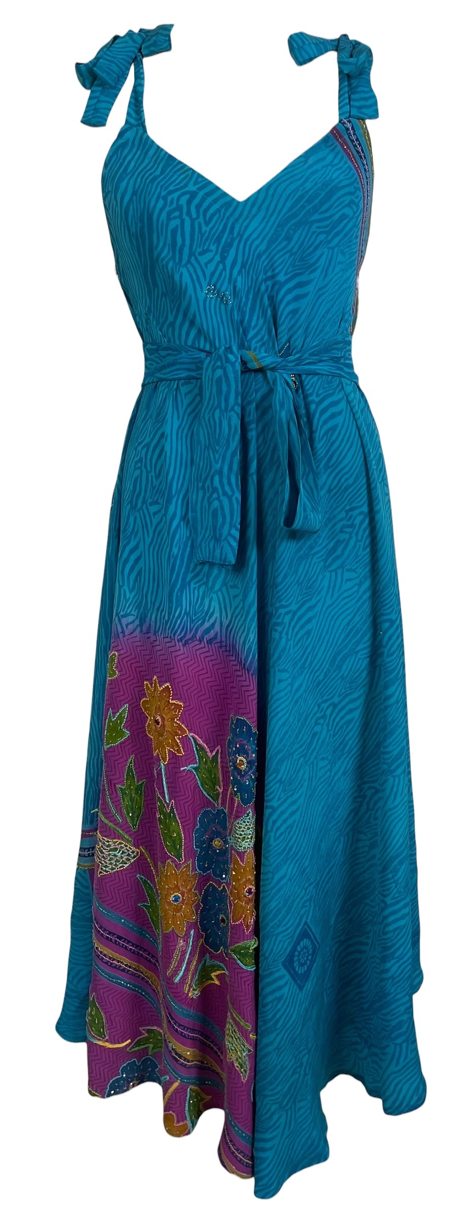 Releases Sunday at 8pm EST PRC8996 Wabi Sabi Pure Silk Maxi Dress with Belt