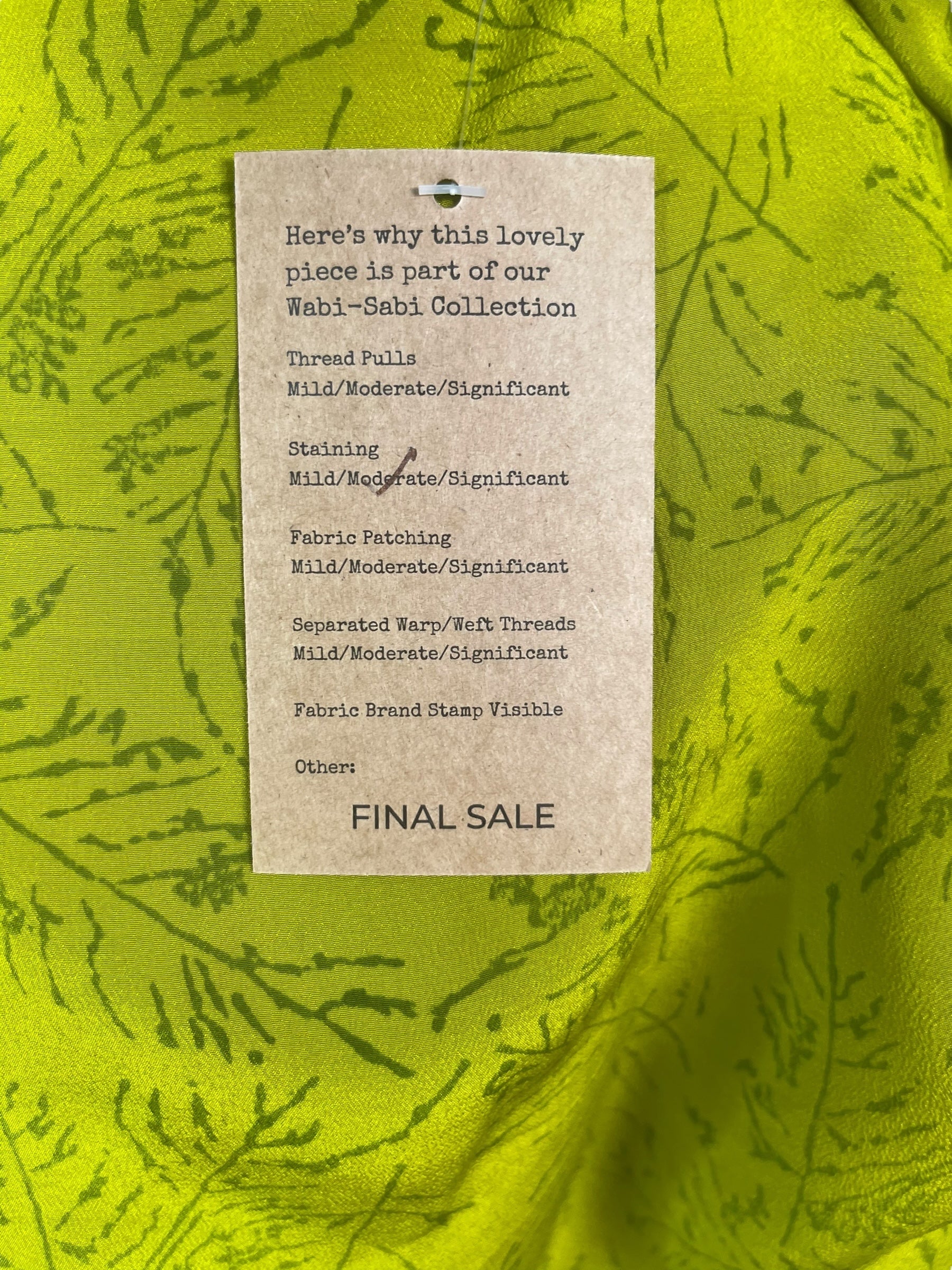 PRC8063 Wabi Sabi Pure Silk Cardigan