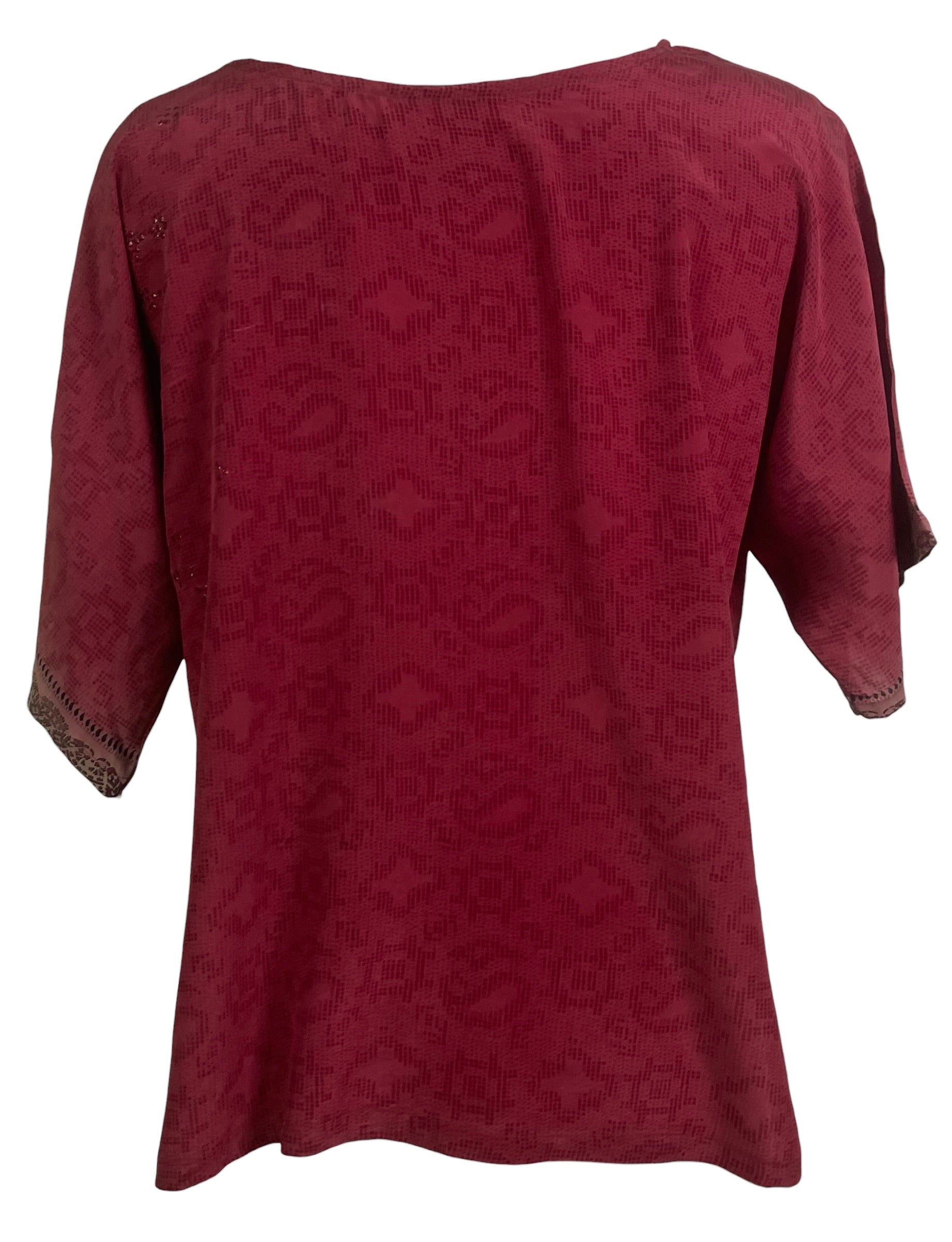 PRC8966 Avatar Pure Silk Side Slit Top