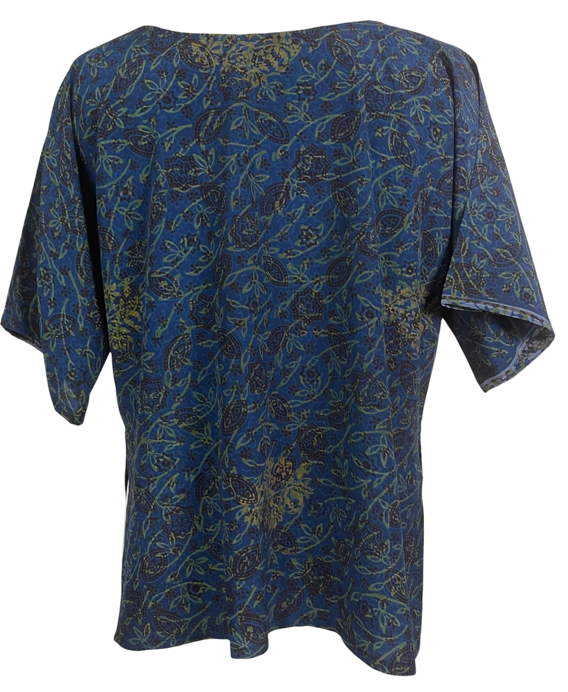 PRC8981 Avatar Pure Silk Side Slit Top