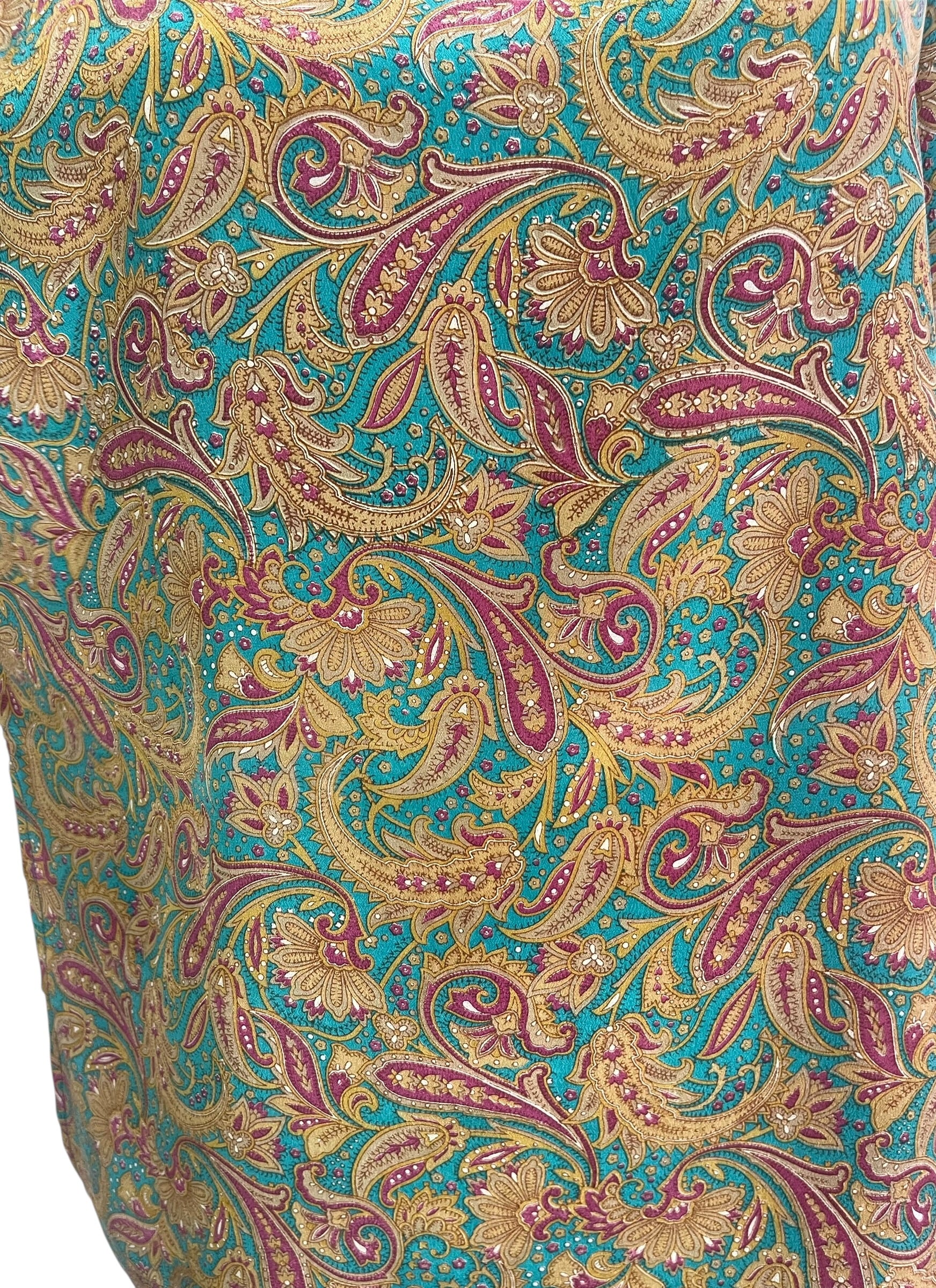PRC9007 Avatar Pure Silk Side Slit Top