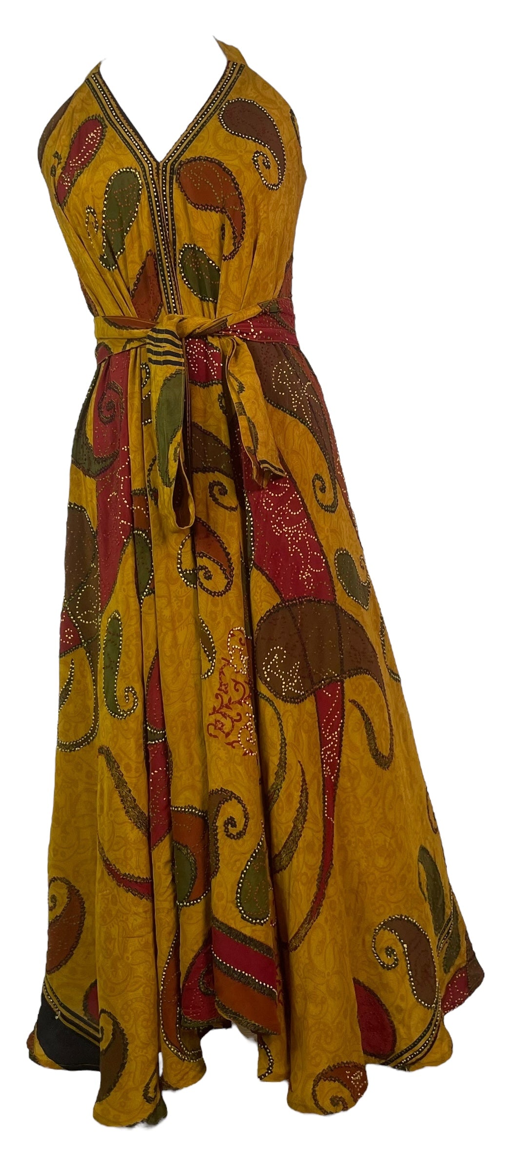 PREVIEW PRC7756 Avatar Pure Silk Maxi Dress with Belt