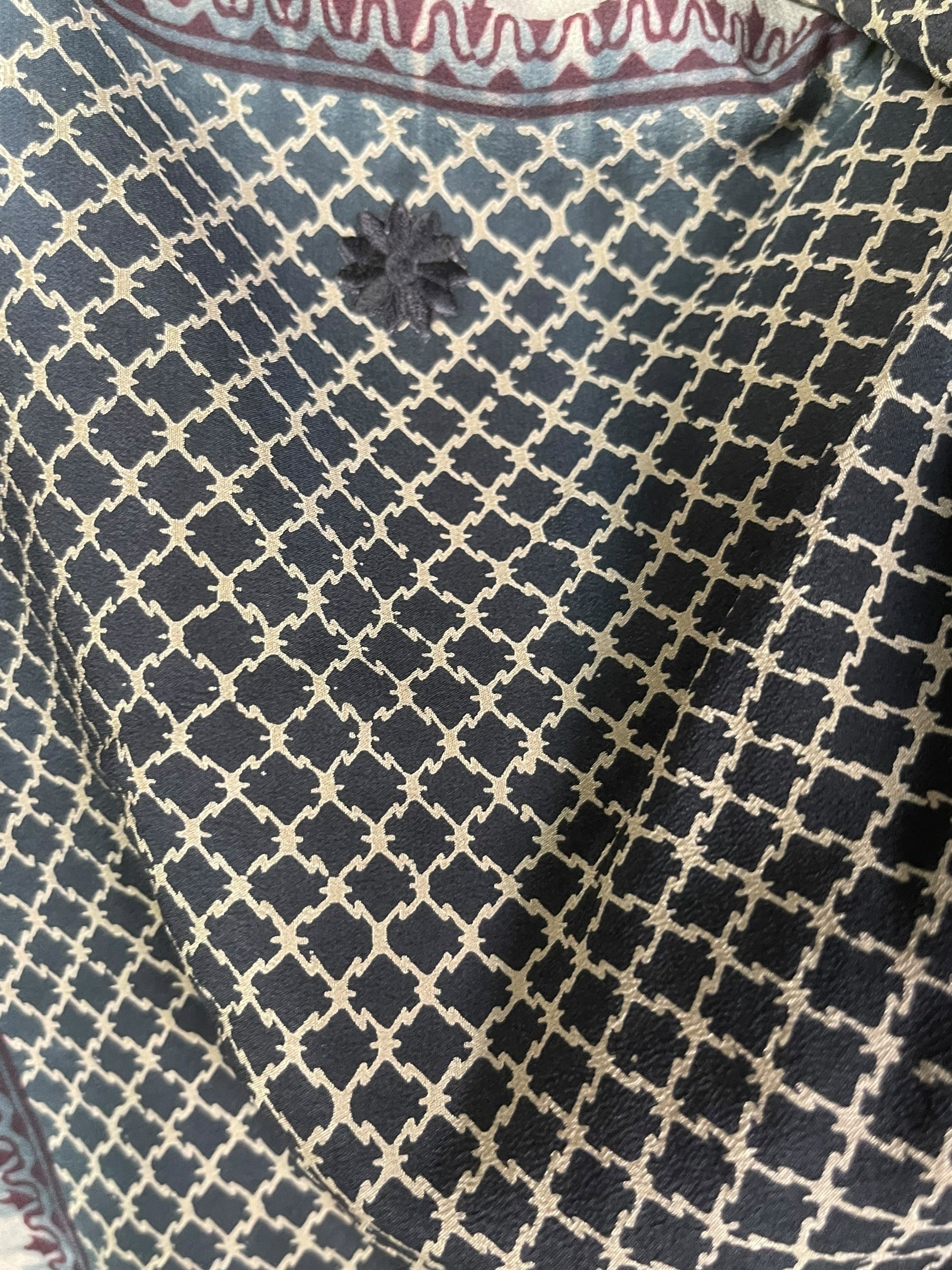 PRC7751 Avatar Pure Silk Maxi Dress with Belt