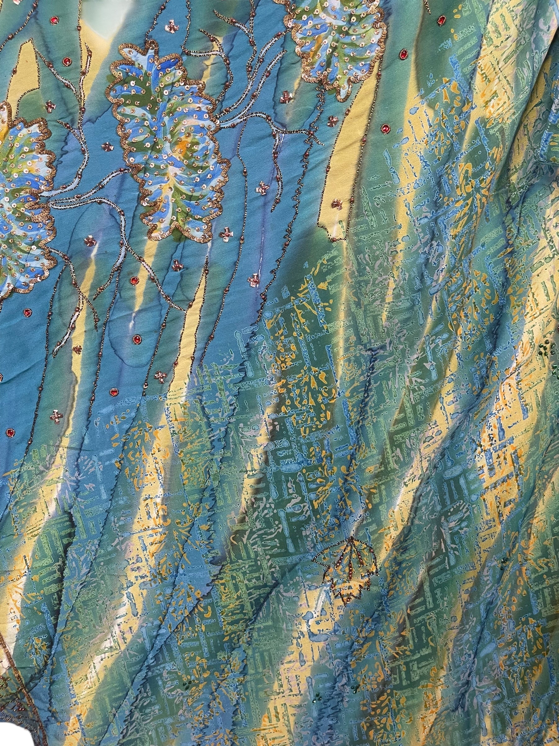 PRC7752 Avatar Pure Silk Maxi Dress with Belt