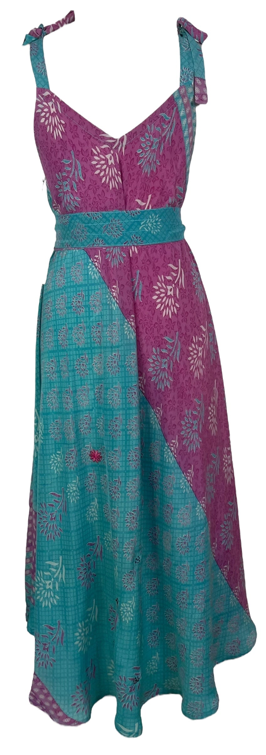 PRC8276 Avatar Pure Silk Maxi Dress with Belt