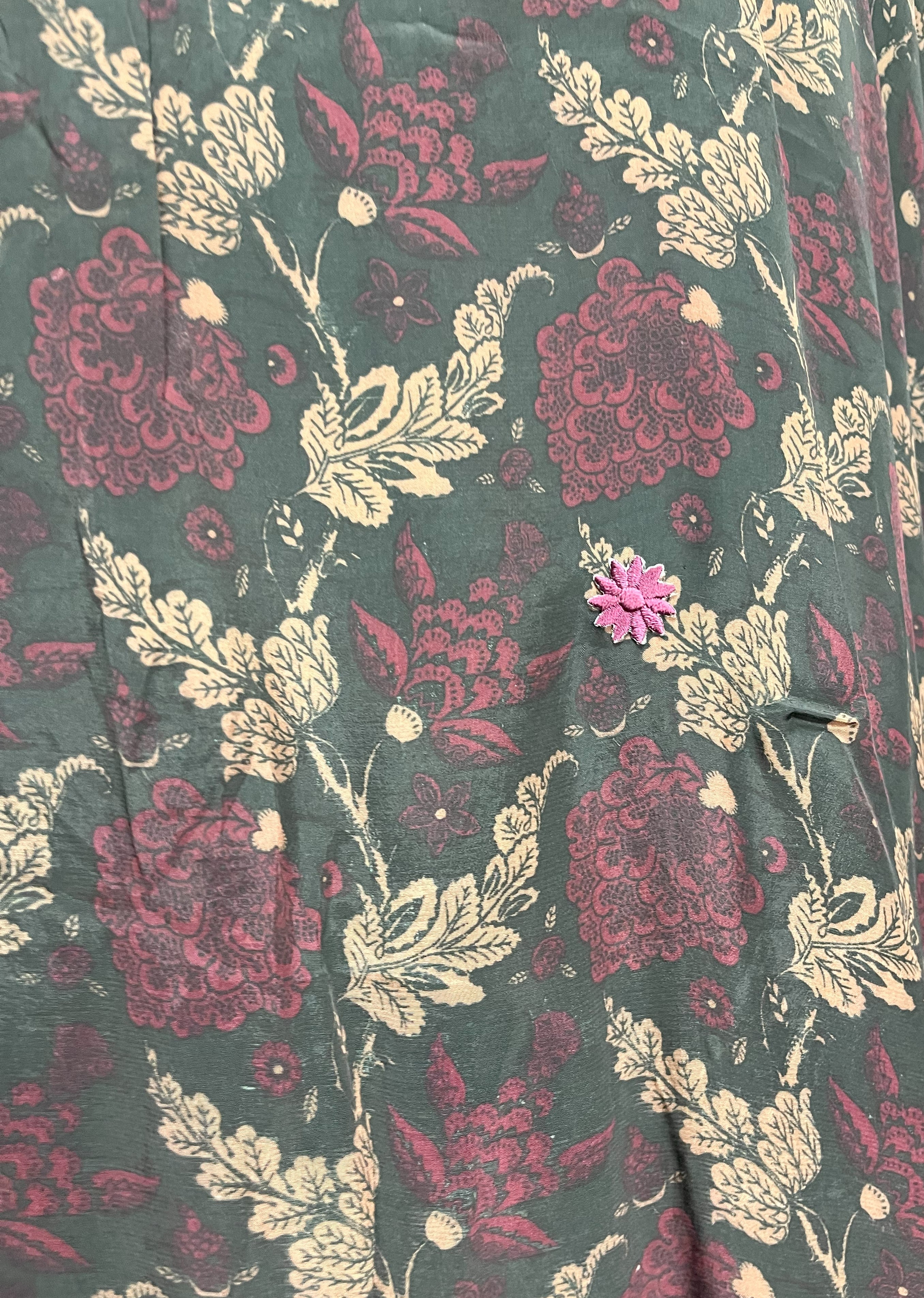 PRS8258 Wabi Sabi Pure Silk Maxi Kaftan