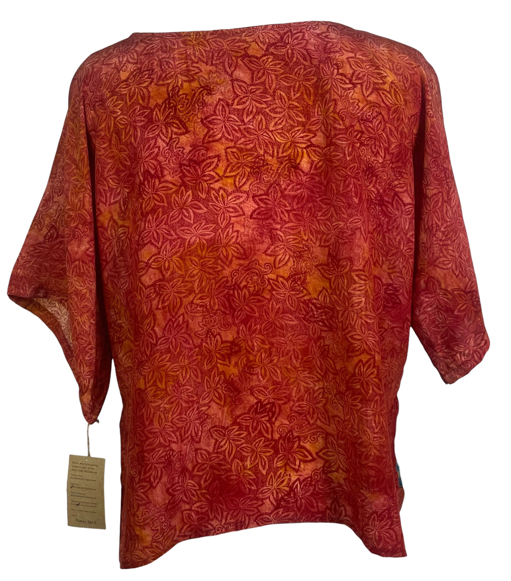 Releases Sunday at 8pm EST  PRC8842 Wabi Sabi Pure Silk Side Slit Top