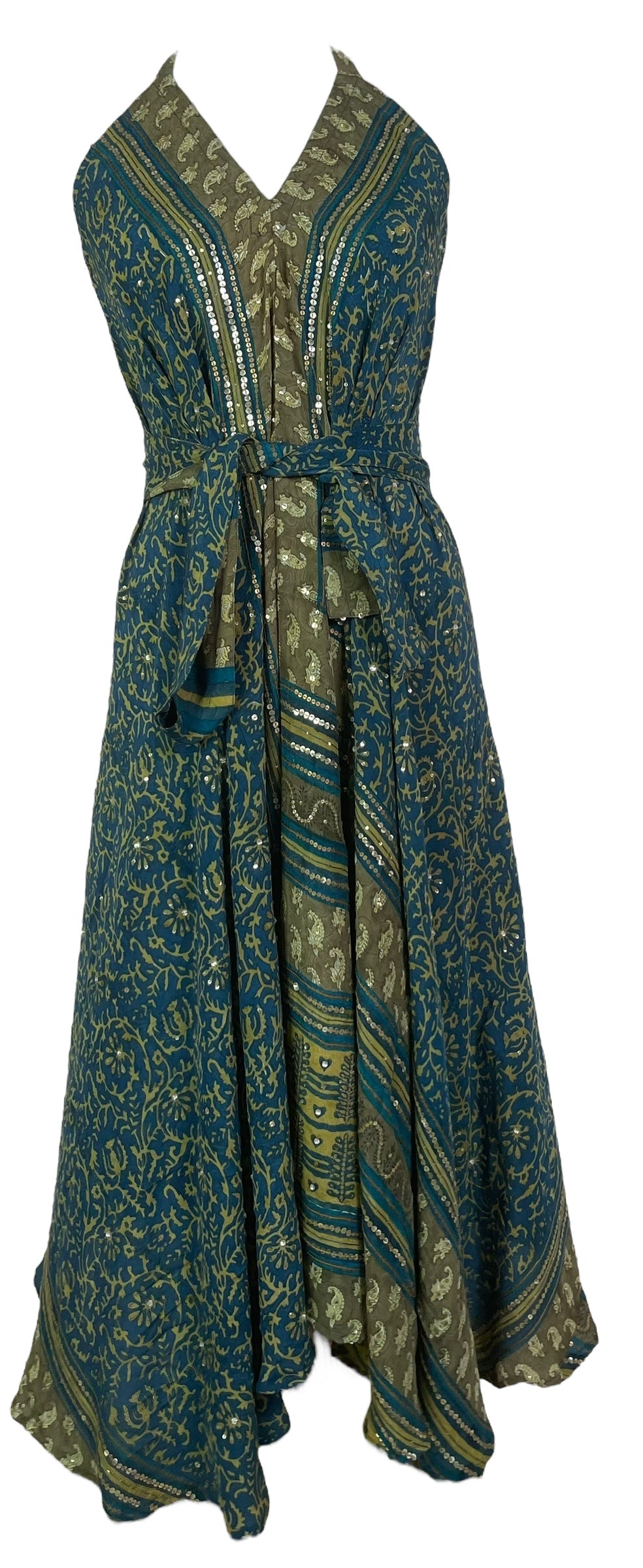 PREVIEW PRC7753 Avatar Pure Silk Maxi Dress with Belt