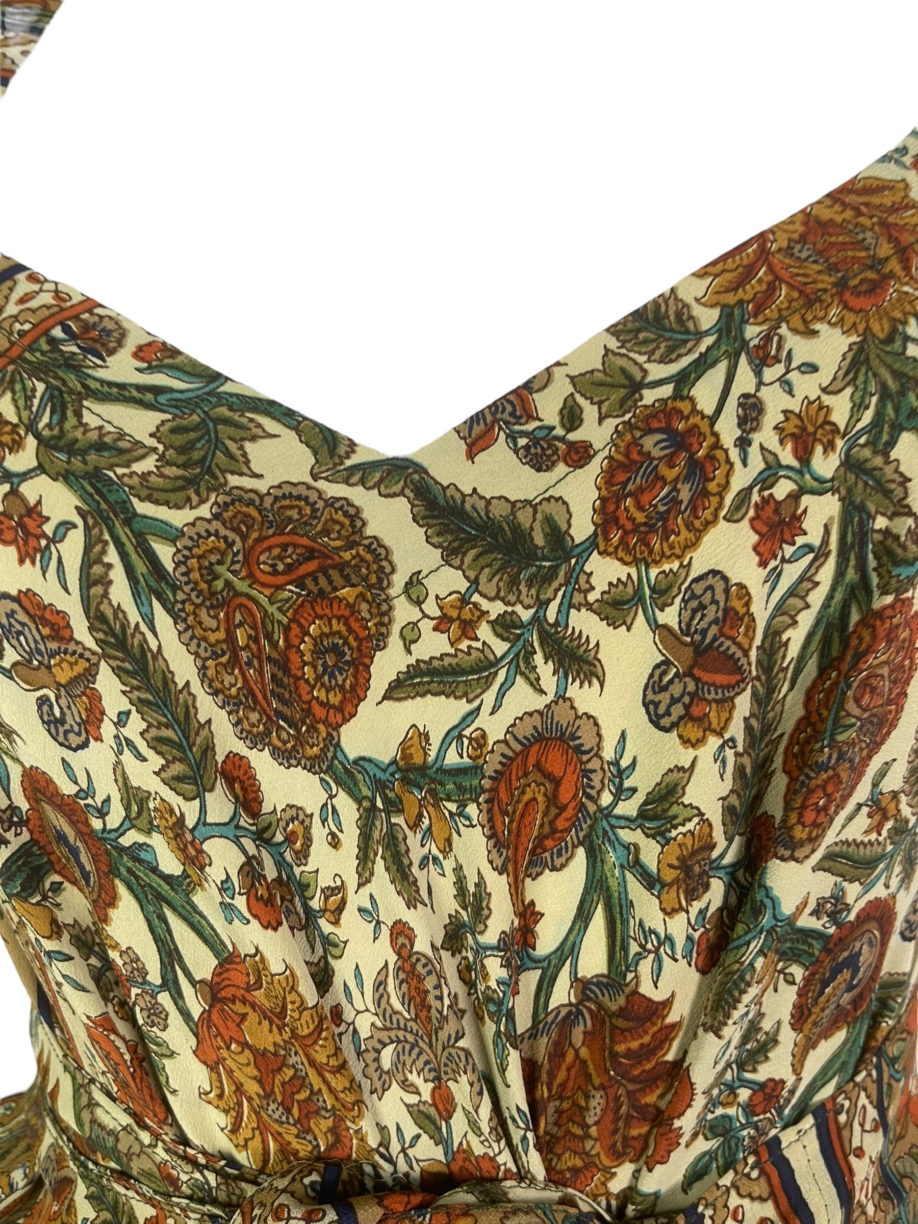 PRC8291 Avatar Pure Silk Maxi Dress with Belt by DECEMBER2025 – Handmade ethical Maxi Dress from sariKNOTsari using upcycled silk. Designed in Canada for travel and slow fashion, loved from Toronto to LA to Sydney.