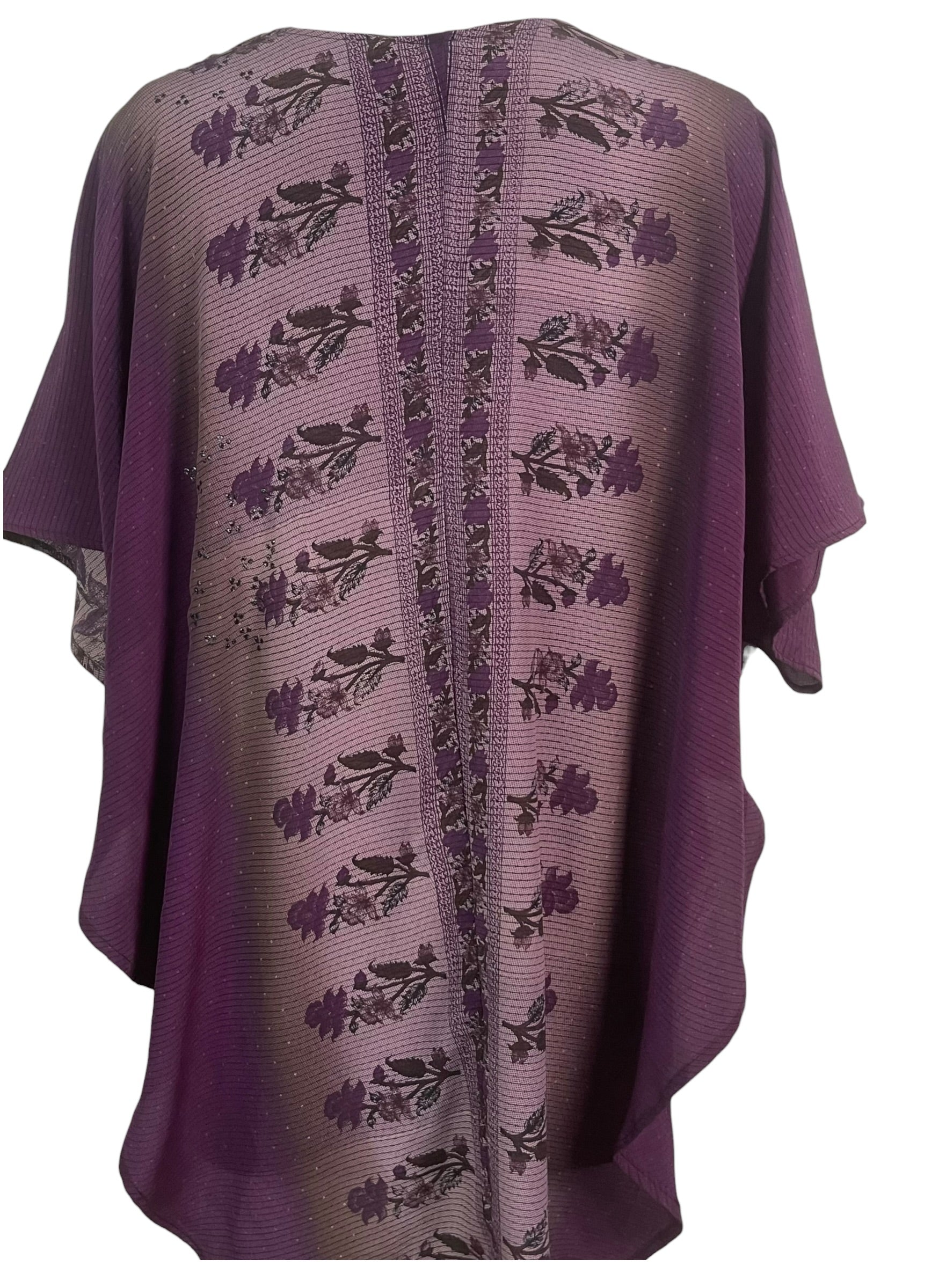 PRC8971 Avatar Pure Silk Waterfall Top