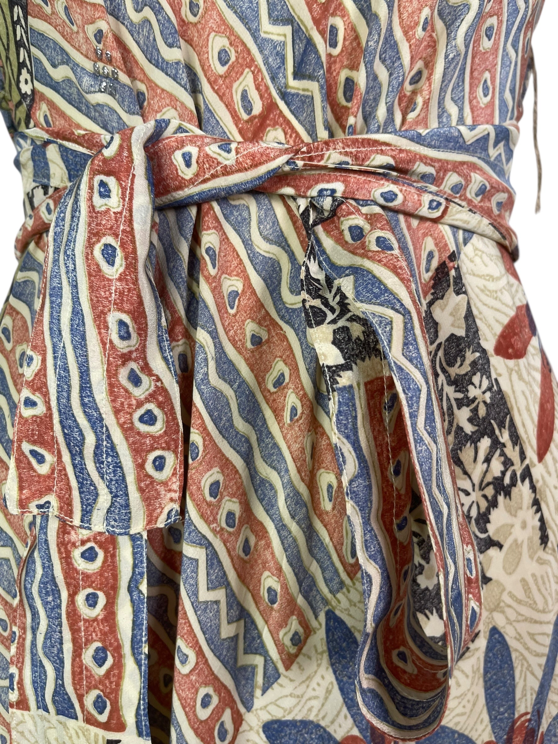 PRC8281 Avatar Pure Silk Maxi Dress with Belt