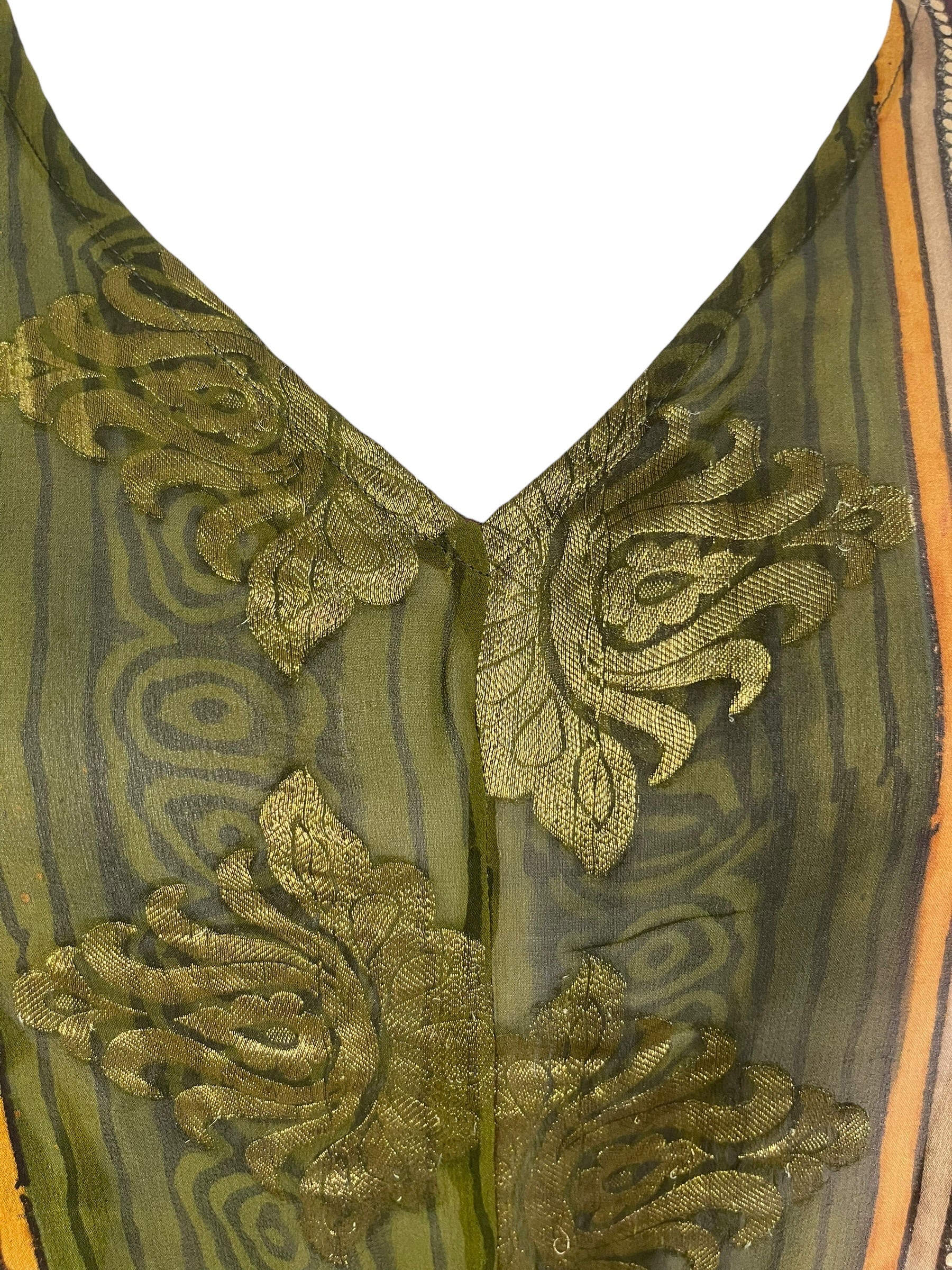 PRG9035 Sheer Wabi Sabi Pure Silk Waterfall Top