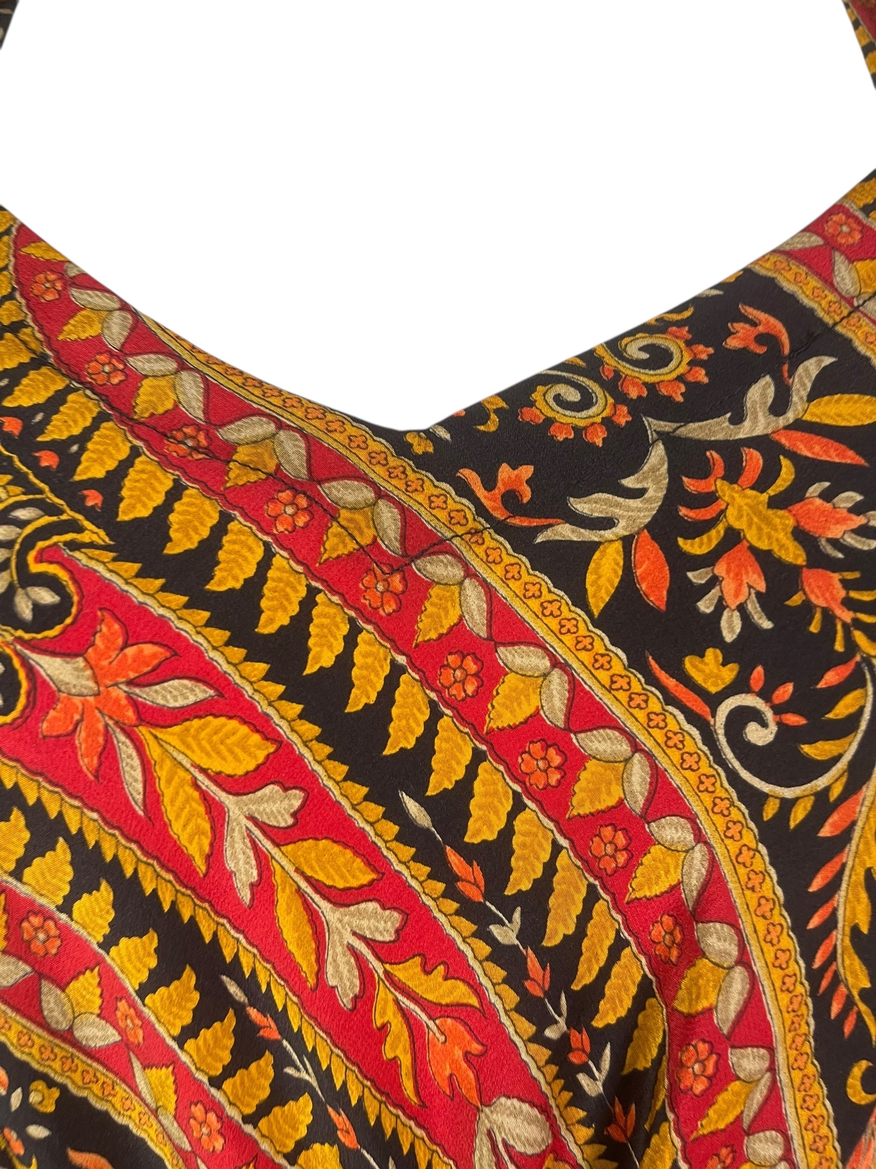 PRC8282 Avatar Pure Silk Maxi Dress with Belt