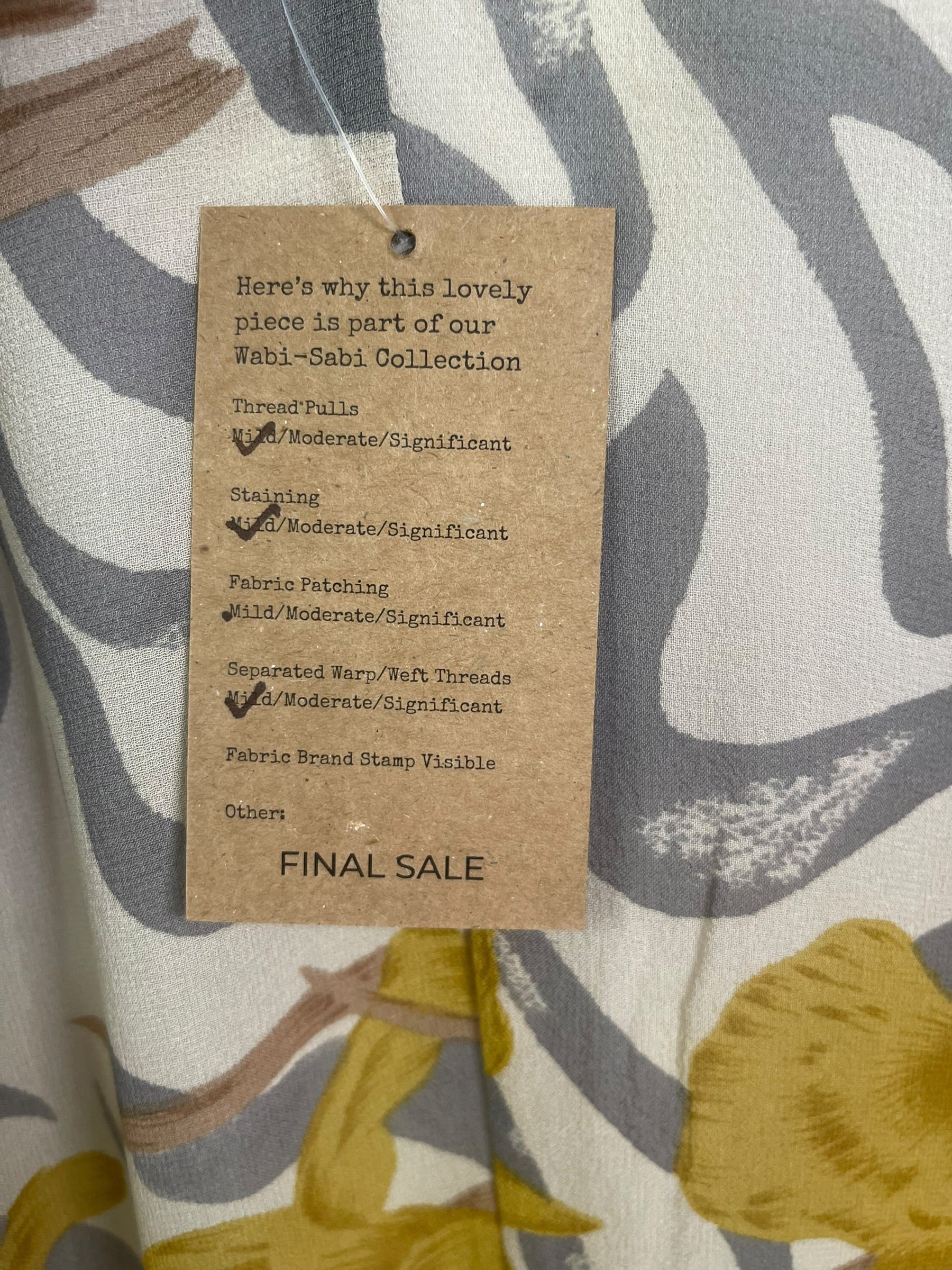 PRG9032 Sheer Wabi Sabi Pure Silk Waterfall Top