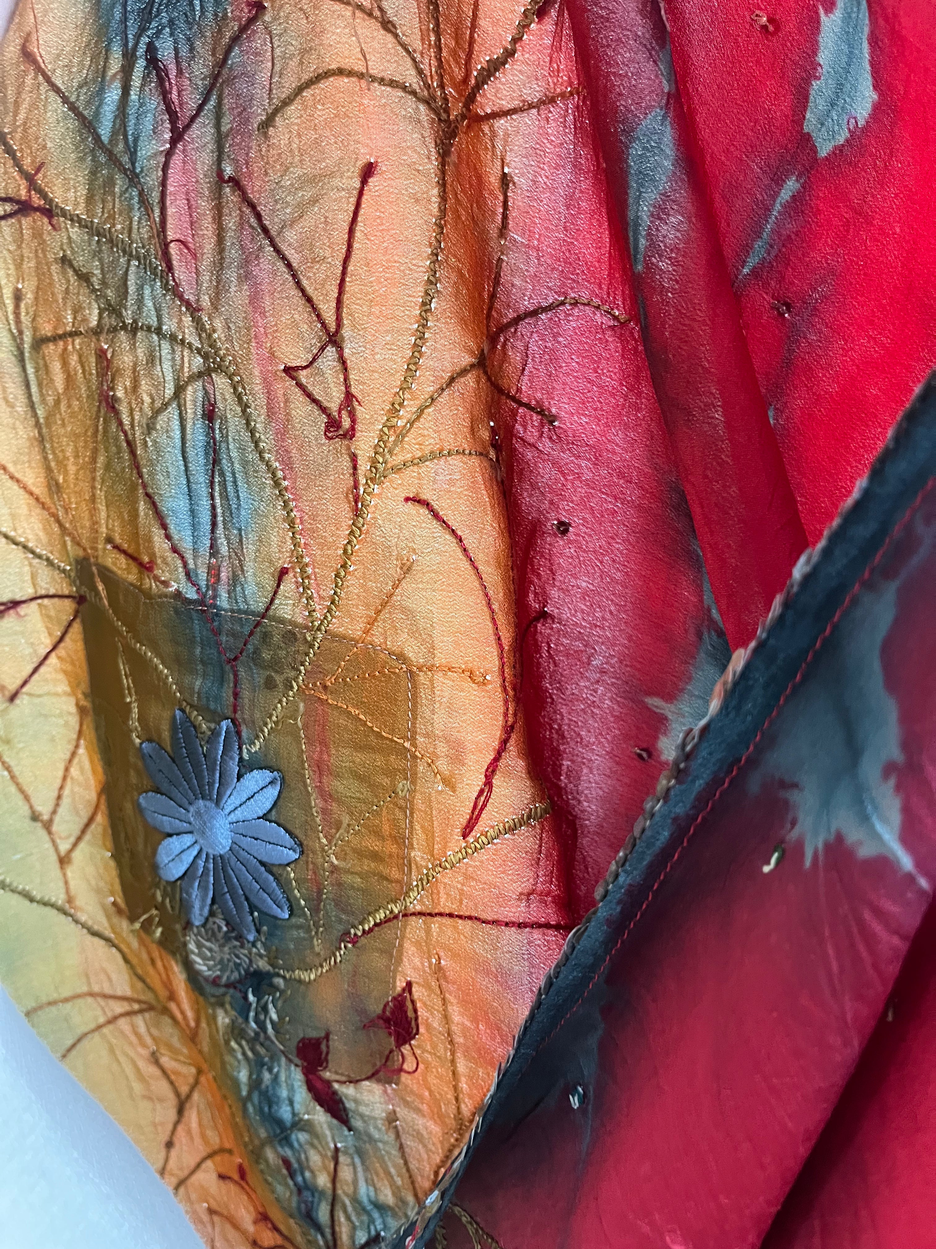 PRC8295A Wabi Sabi Pure Silk Bolero