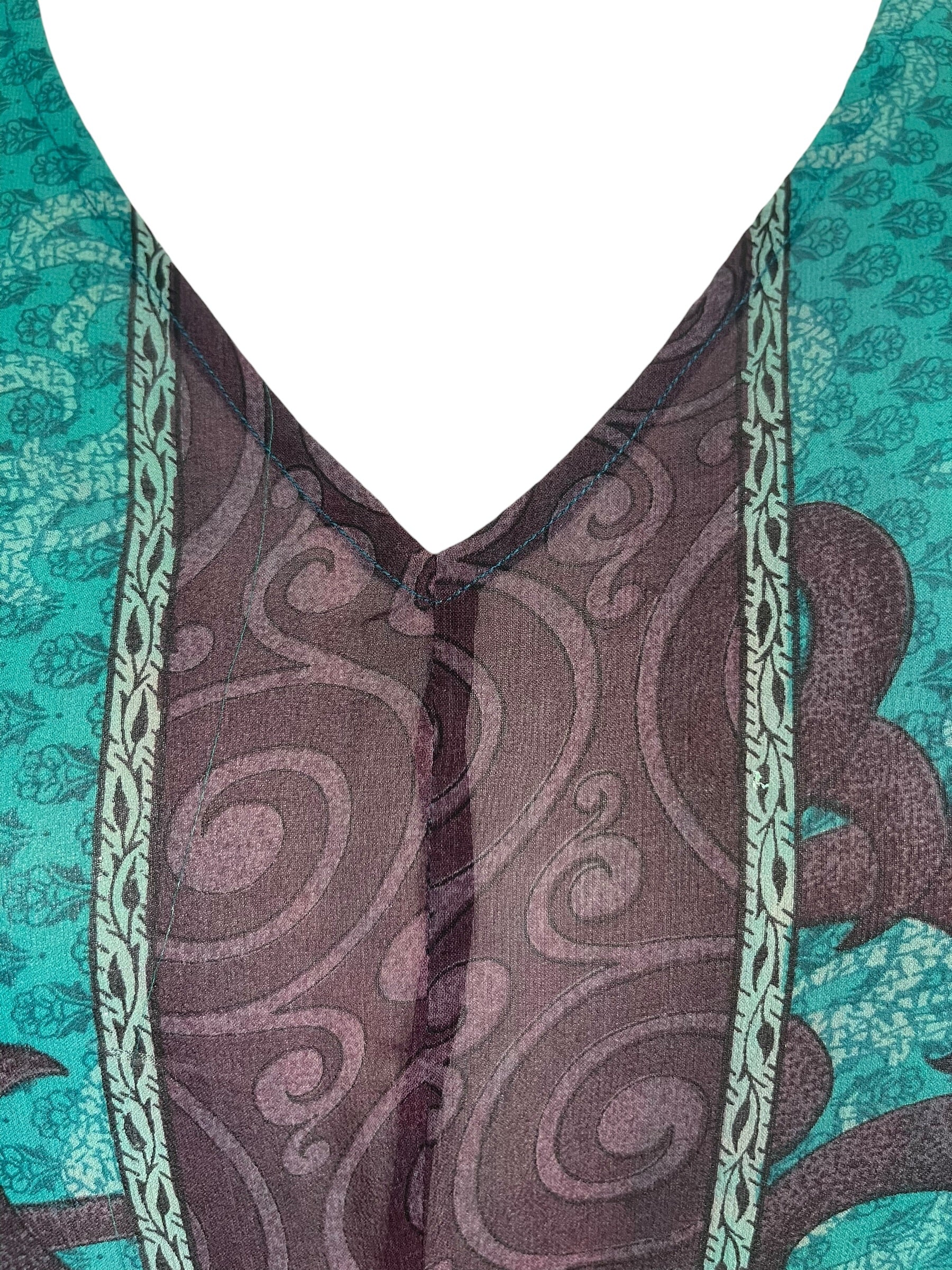 PRG8962 Sheer Wabi Sabi Pure Silk Waterfall Top