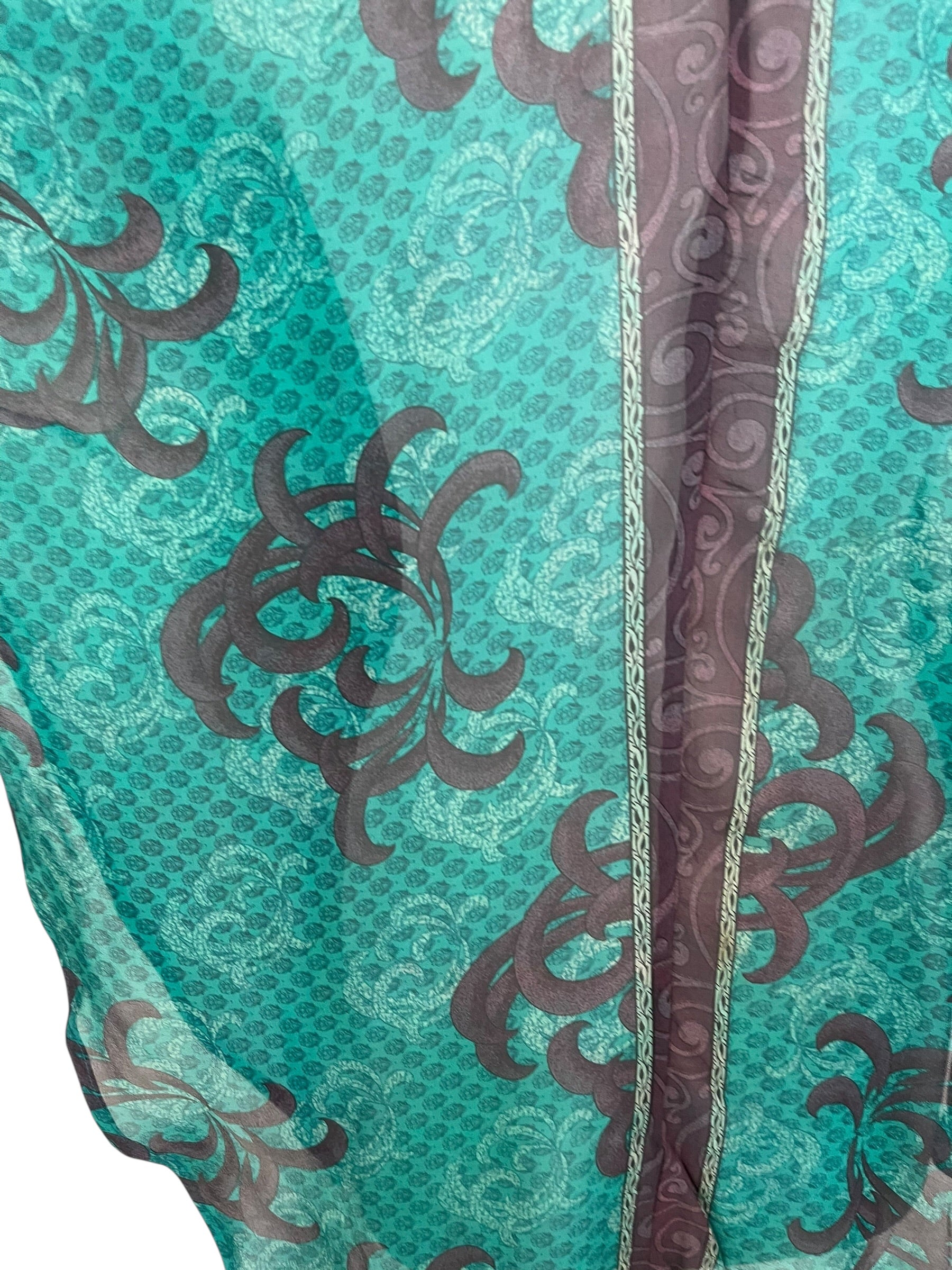 PRG8962 Sheer Wabi Sabi Pure Silk Waterfall Top