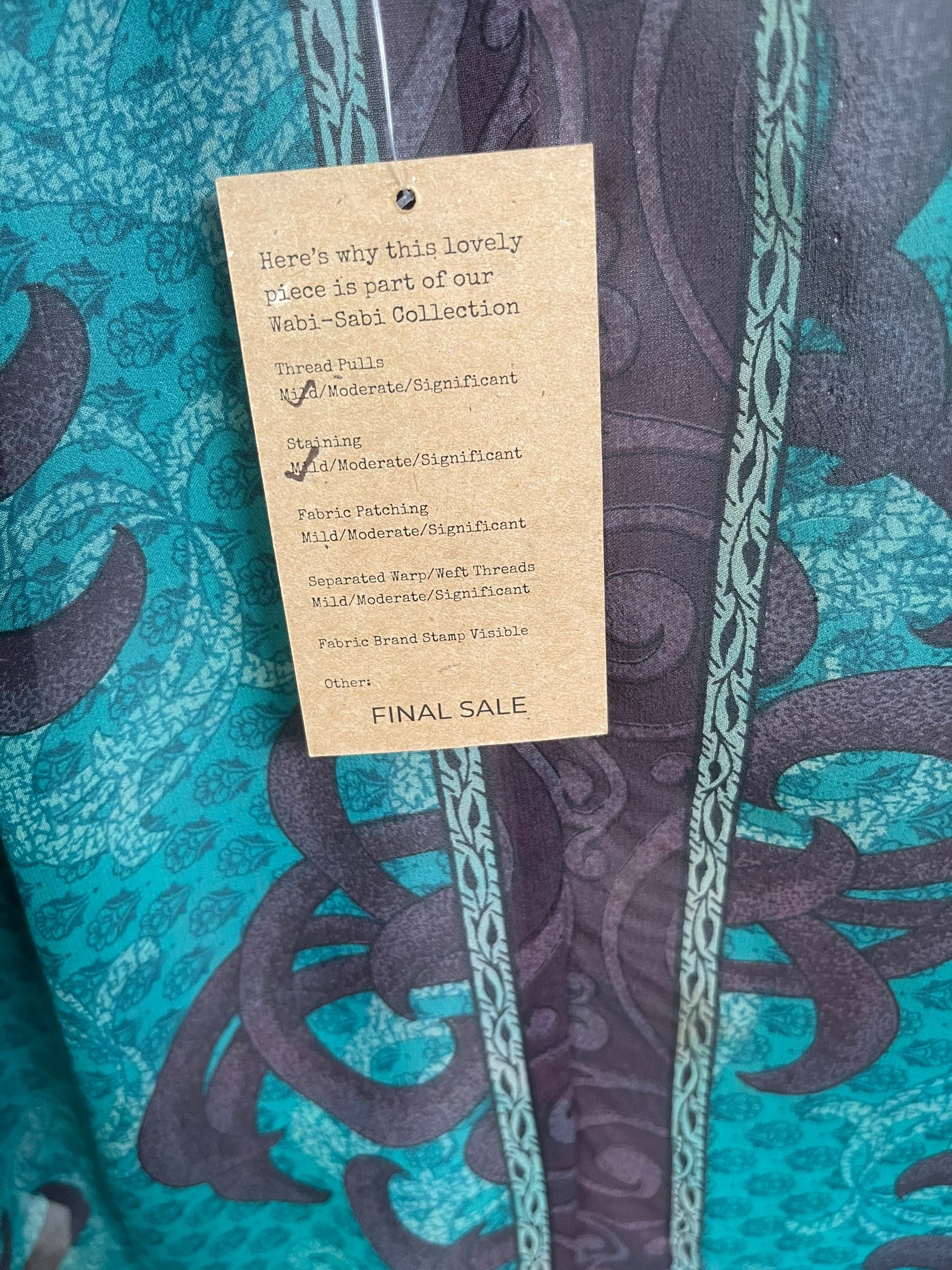 PRG8962 Sheer Wabi Sabi Pure Silk Waterfall Top