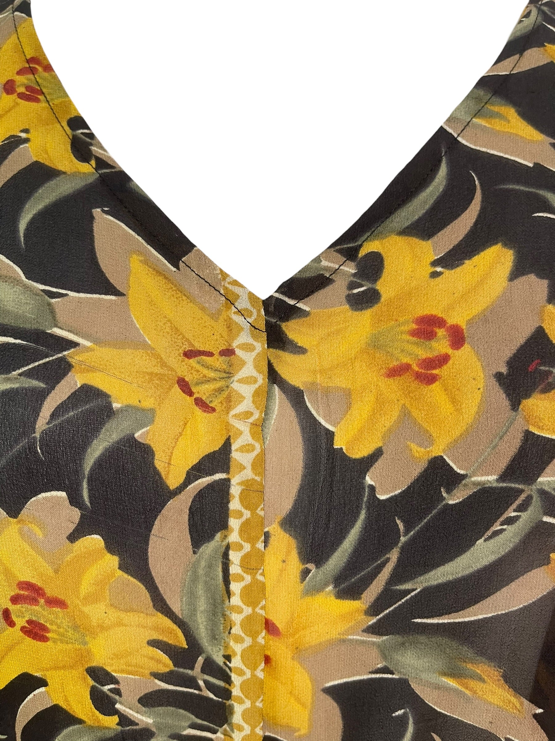 PRG9036 Sheer Wabi Sabi Pure Silk Waterfall Top