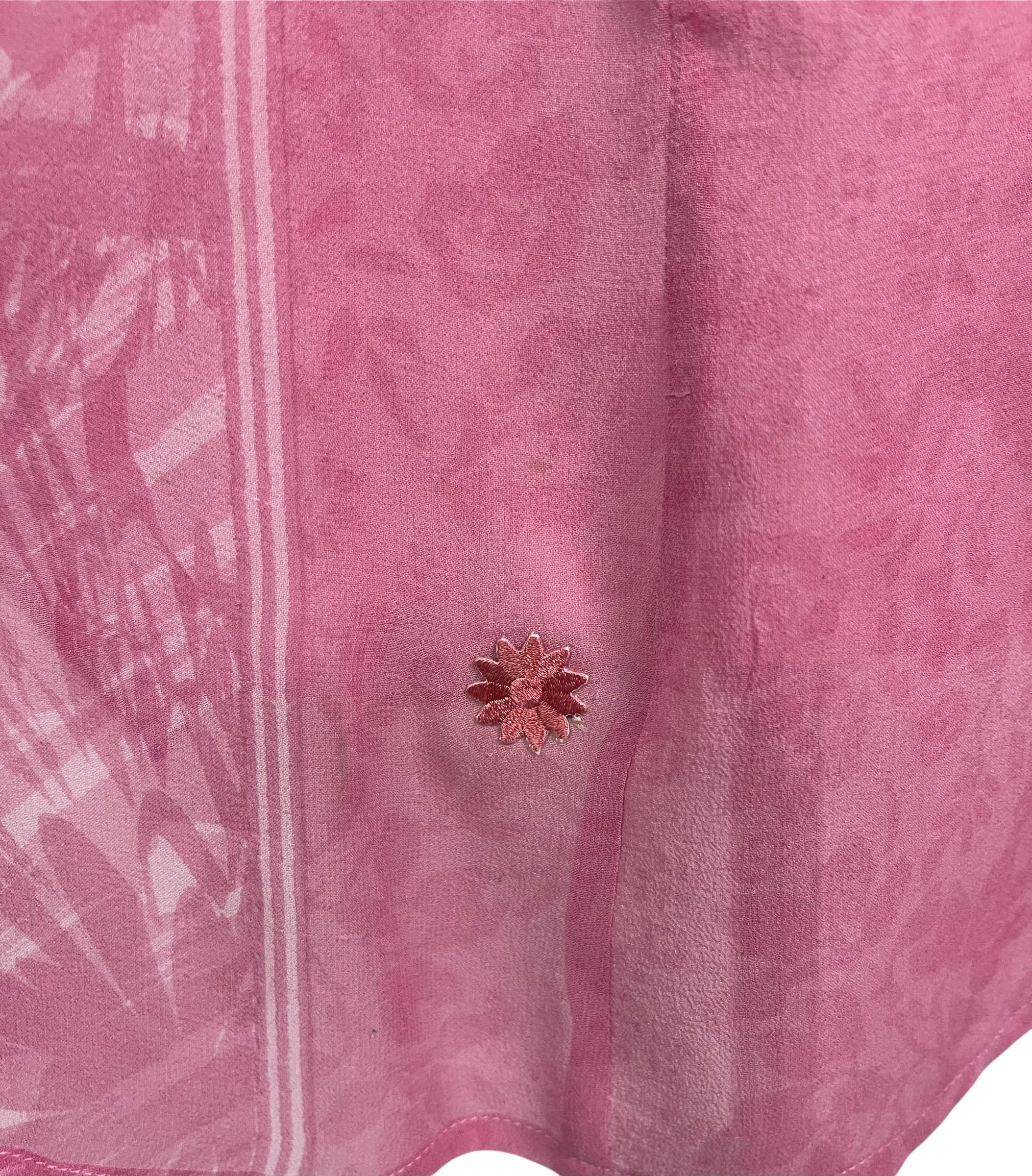 PRG9033 Sheer Wabi Sabi Pure Silk Waterfall Top