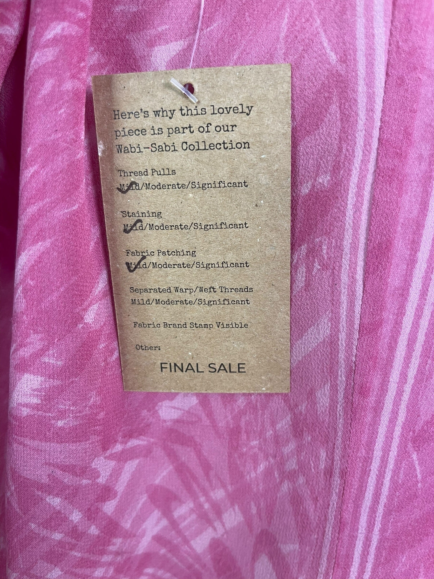 PRG9033 Sheer Wabi Sabi Pure Silk Waterfall Top