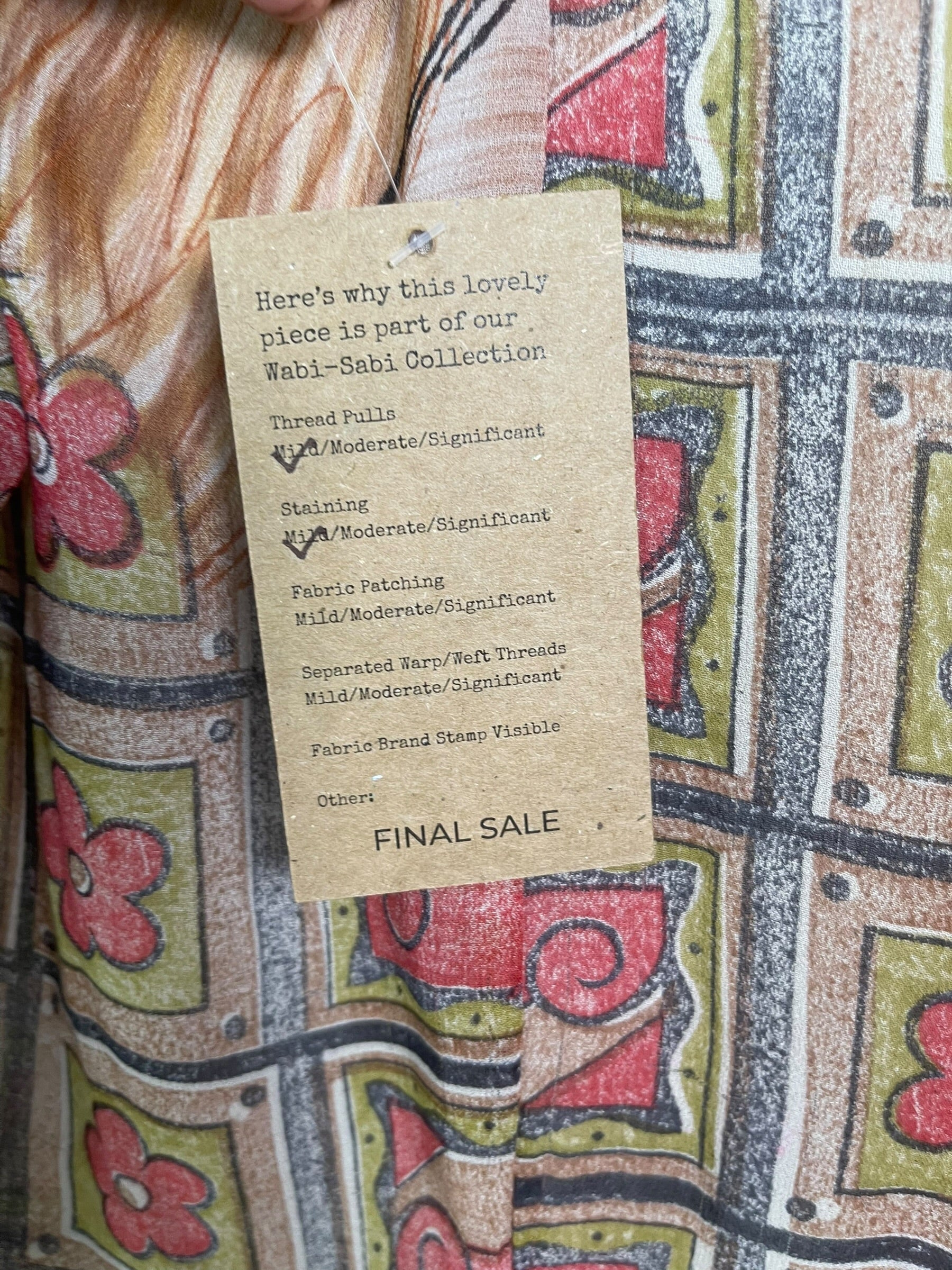 PRG9034 Sheer Wabi Sabi Pure Silk Waterfall Top