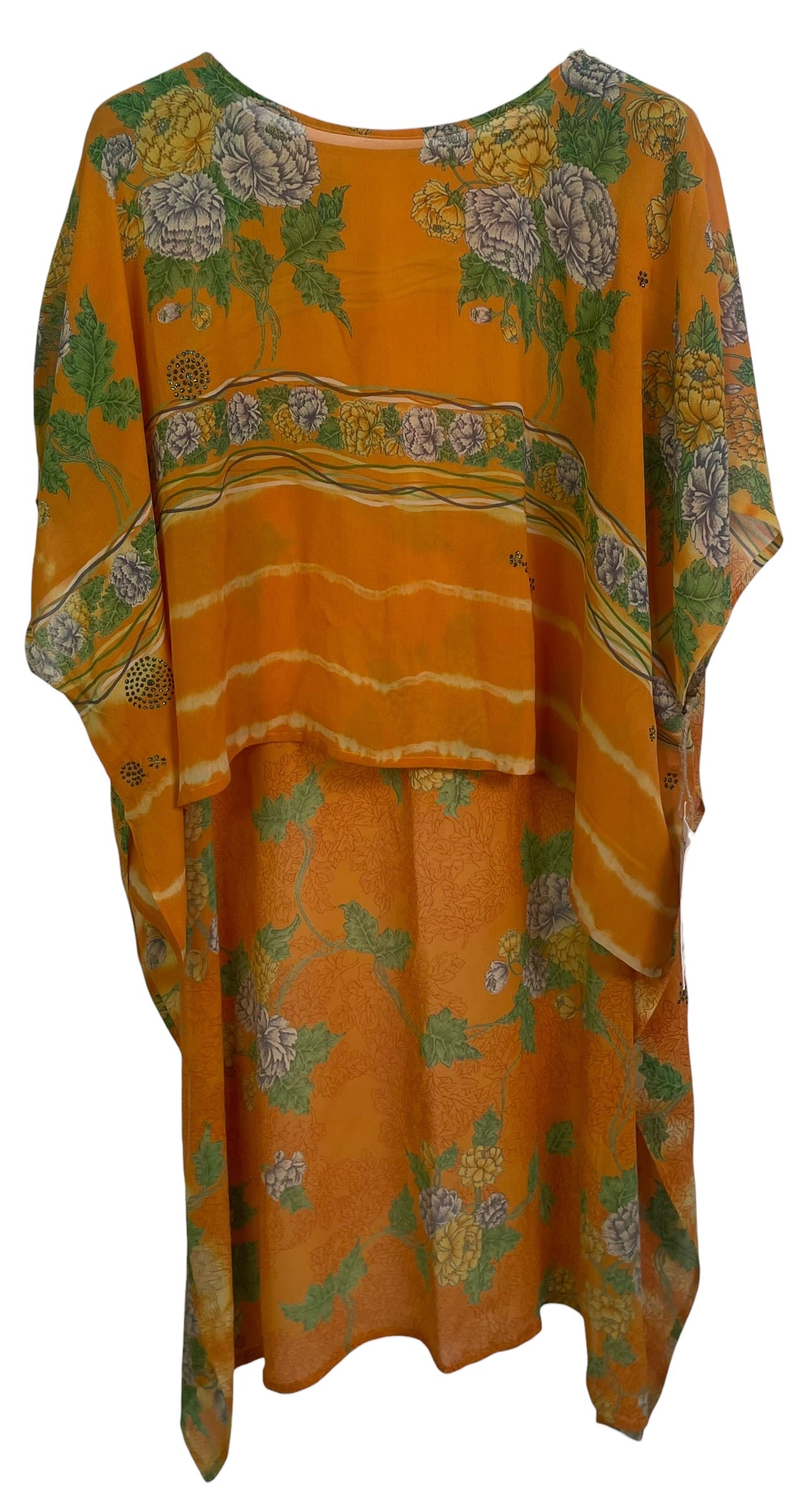 PRG9028 Sheer Avatar Pure Silk Hi Lo Top