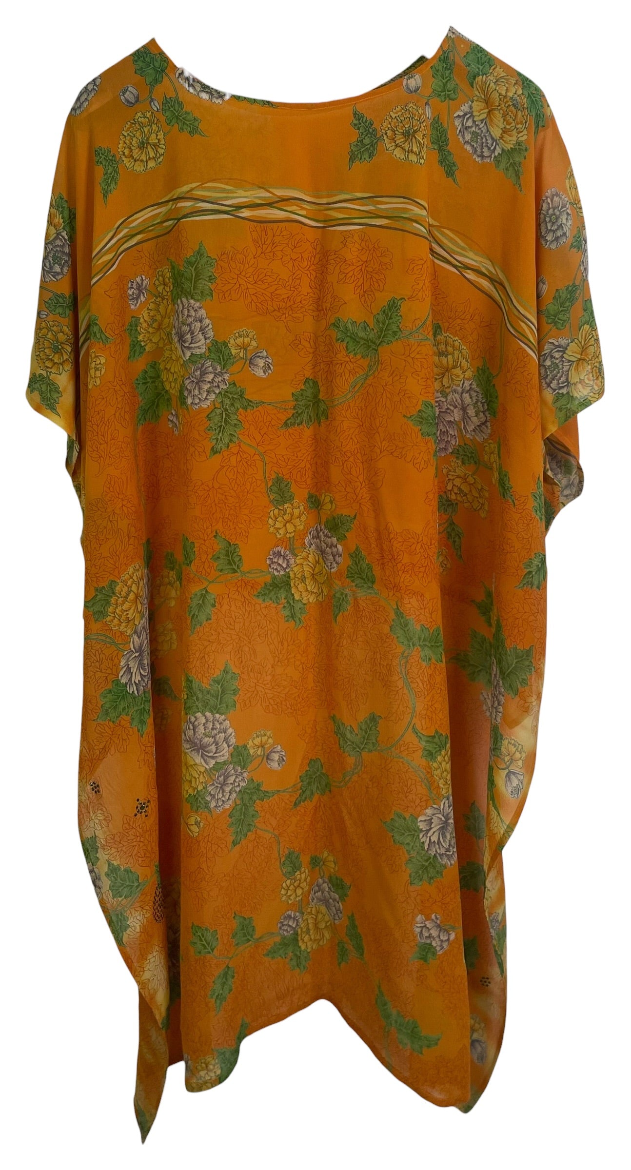 PRG9028 Sheer Avatar Pure Silk Hi Lo Top