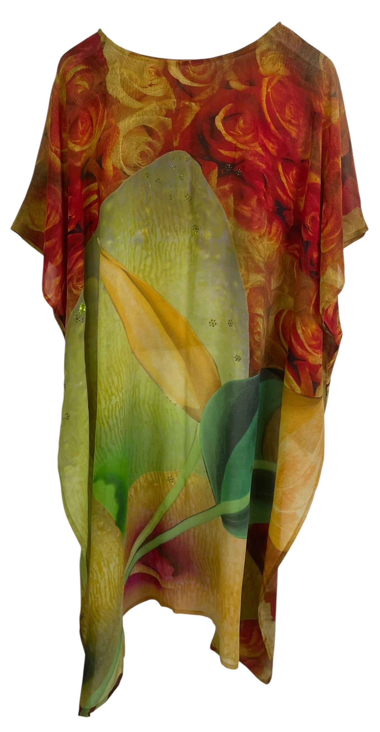 PRG9024 Sheer Avatar Pure Silk Hi Lo Top