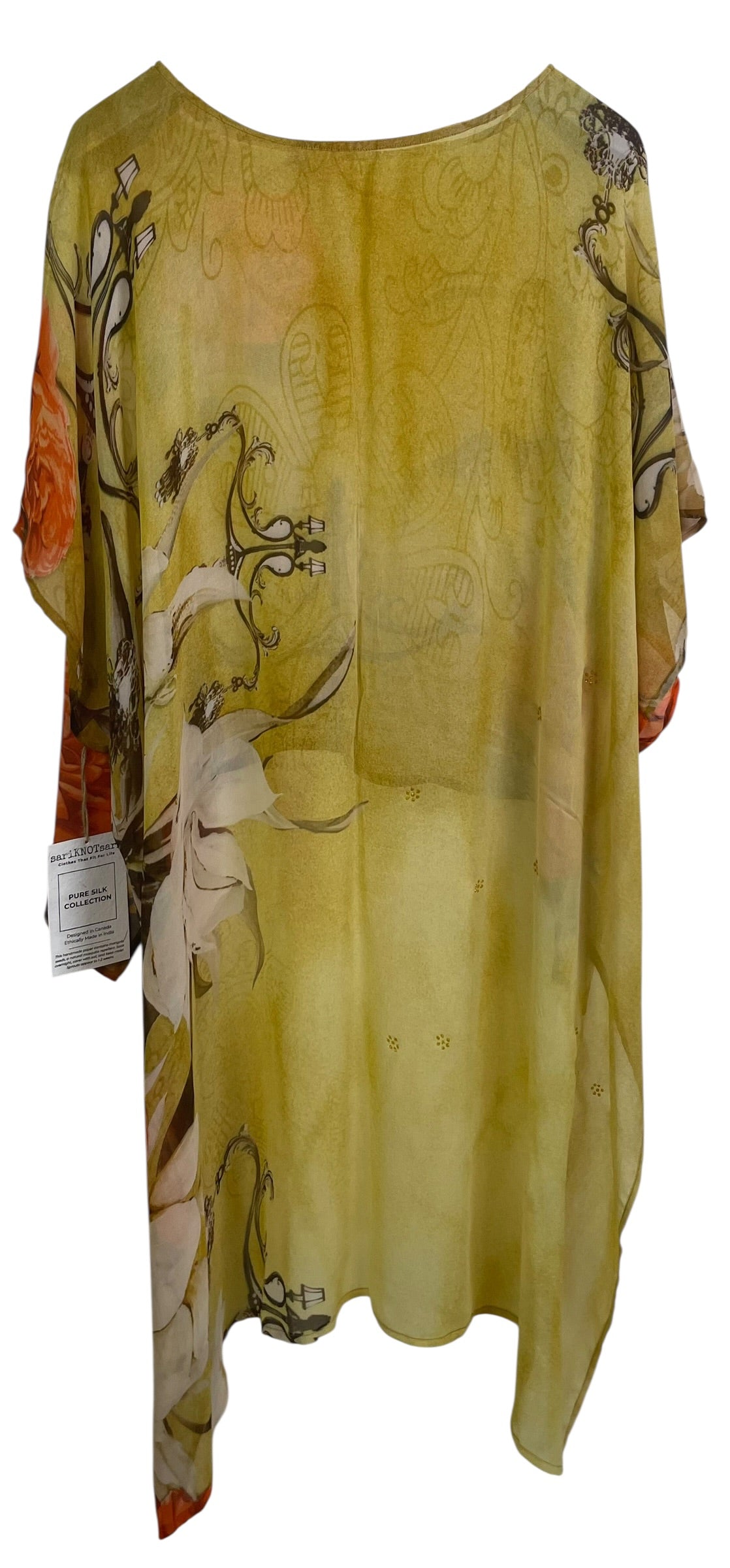 PRG9017 Sheer Avatar Pure Silk Hi Lo Top