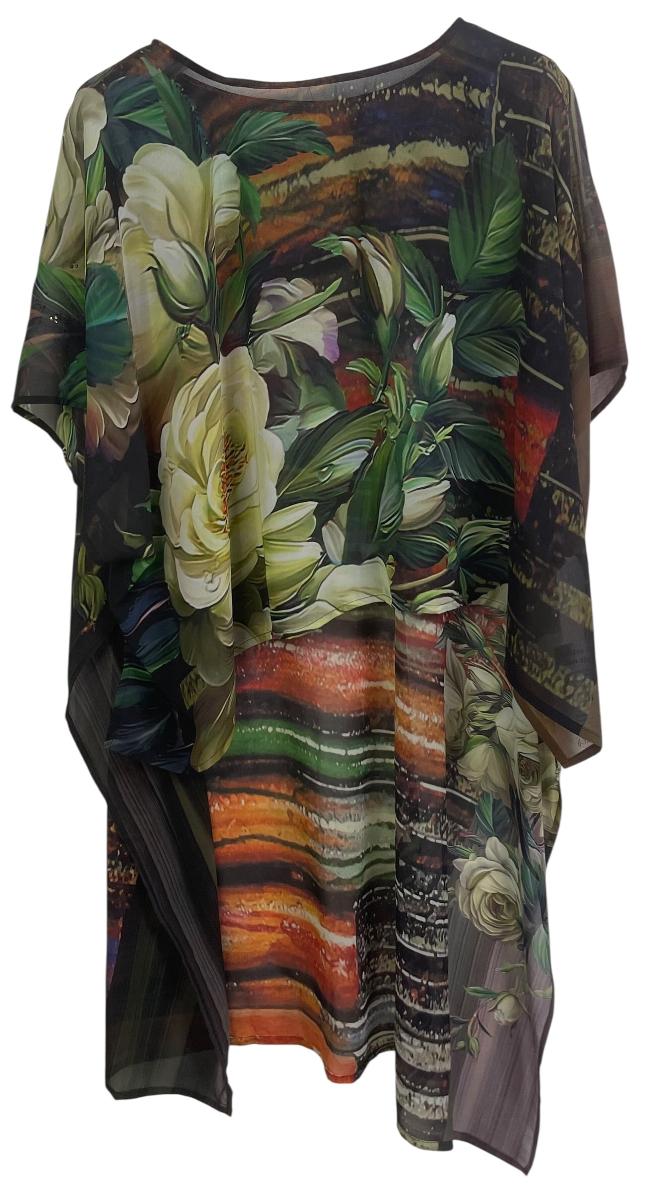PRG9019 Sheer Avatar Pure Silk Hi Lo Top