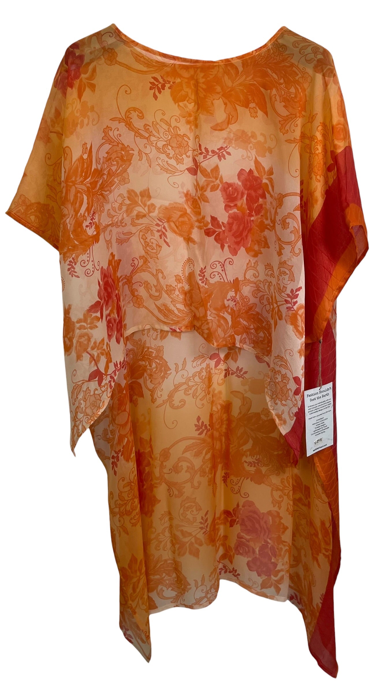 PRG8918 Sheer Avatar Pure Silk Hi Lo Top