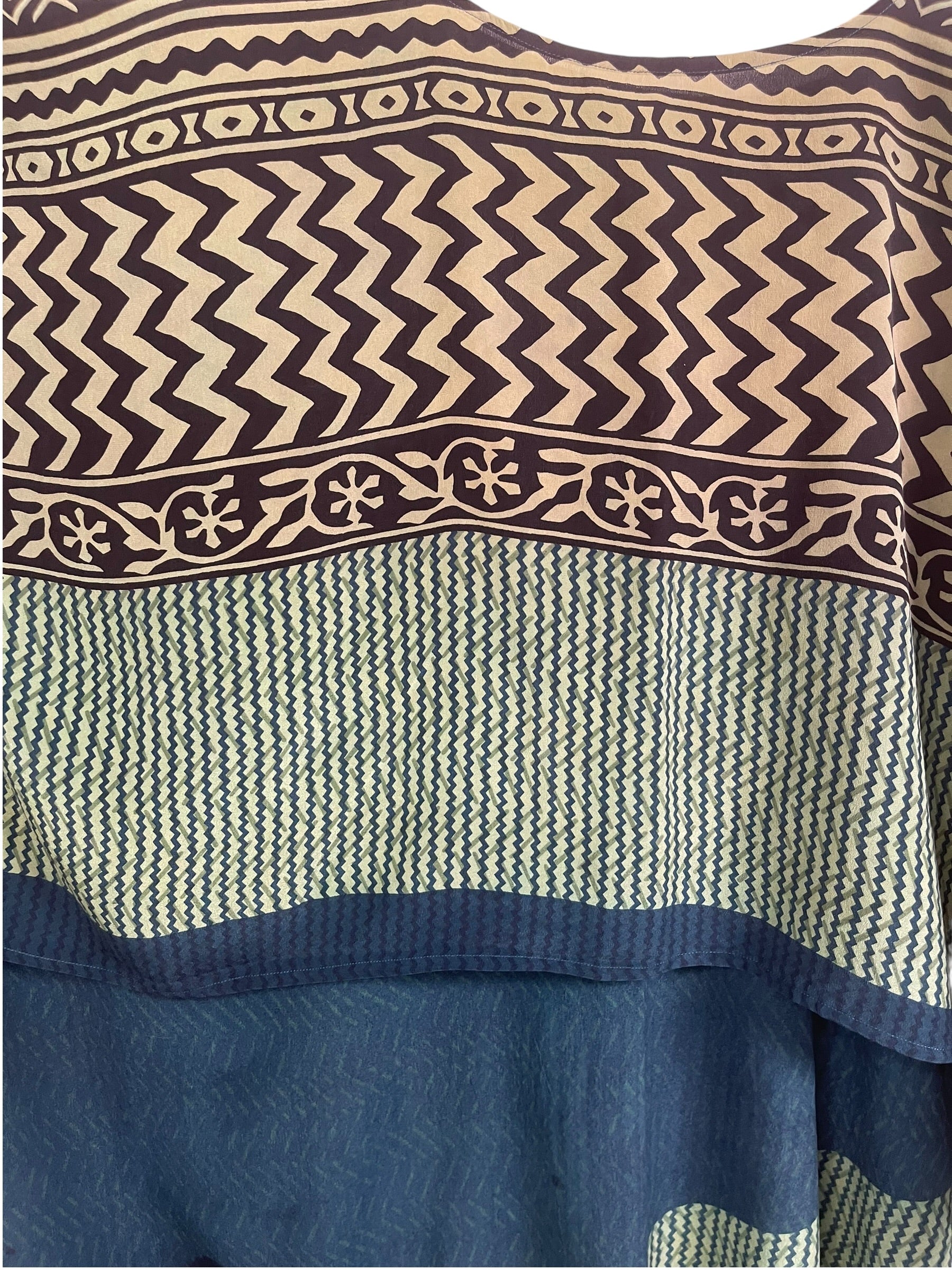 PRC9008 Wabi Sabi Pure Silk Hi Lo Top