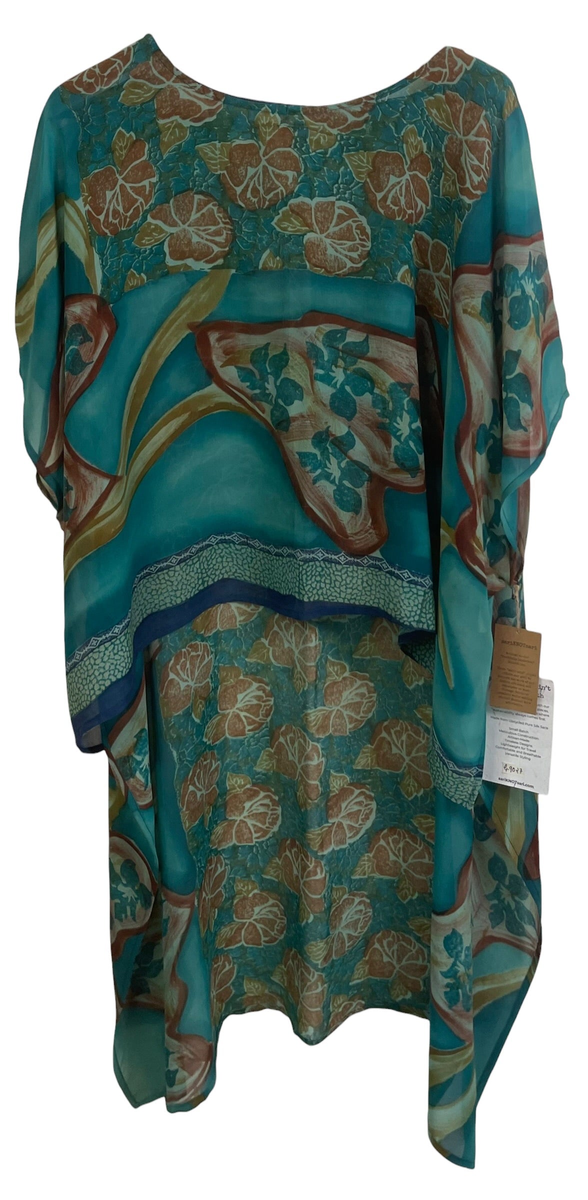 PRG9027 Sheer Wabi Sabi Pure Silk Hi Lo Top