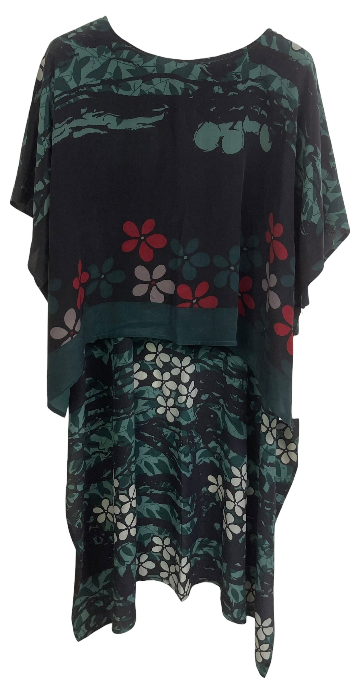 PRC9004 Wabi Sabi Pure Silk Hi Lo Top