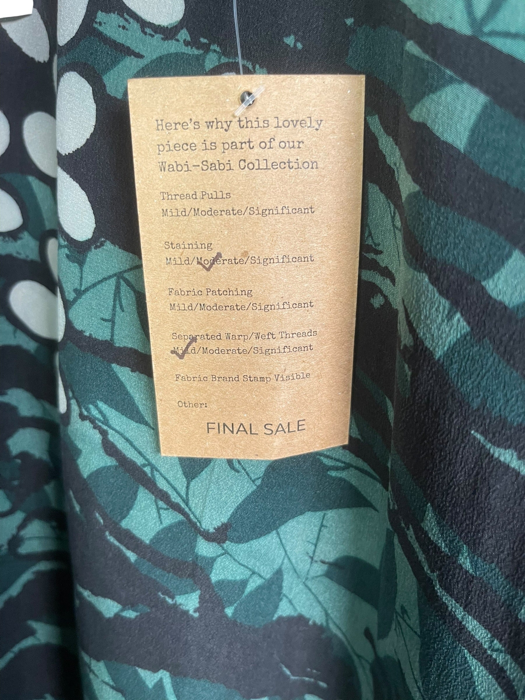 PRC9004 Wabi Sabi Pure Silk Hi Lo Top