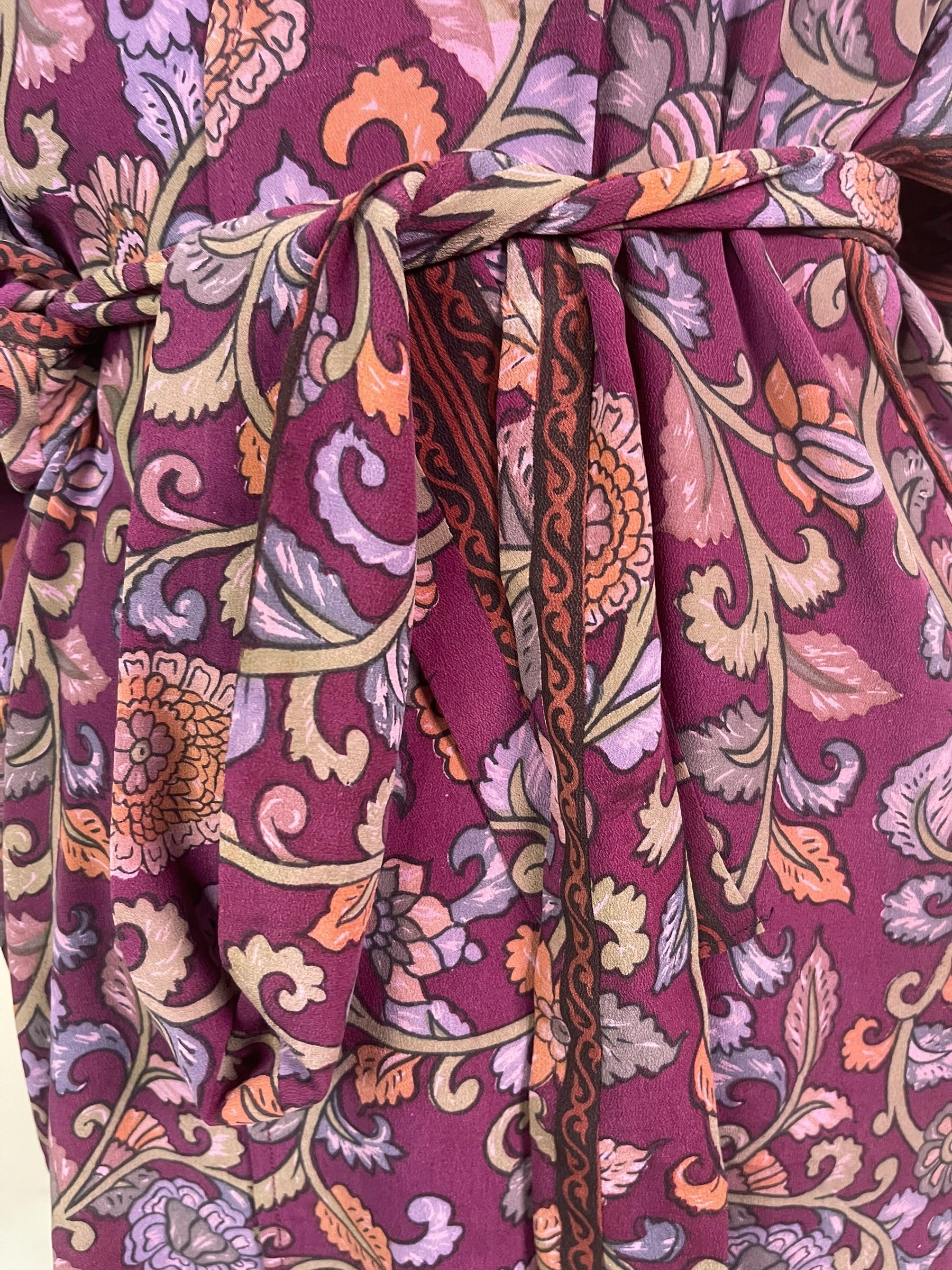 Releases Sunday at 8pm EST PRC9003 Avatar Pure Silk Kimono-Sleeved Jacket with Belt