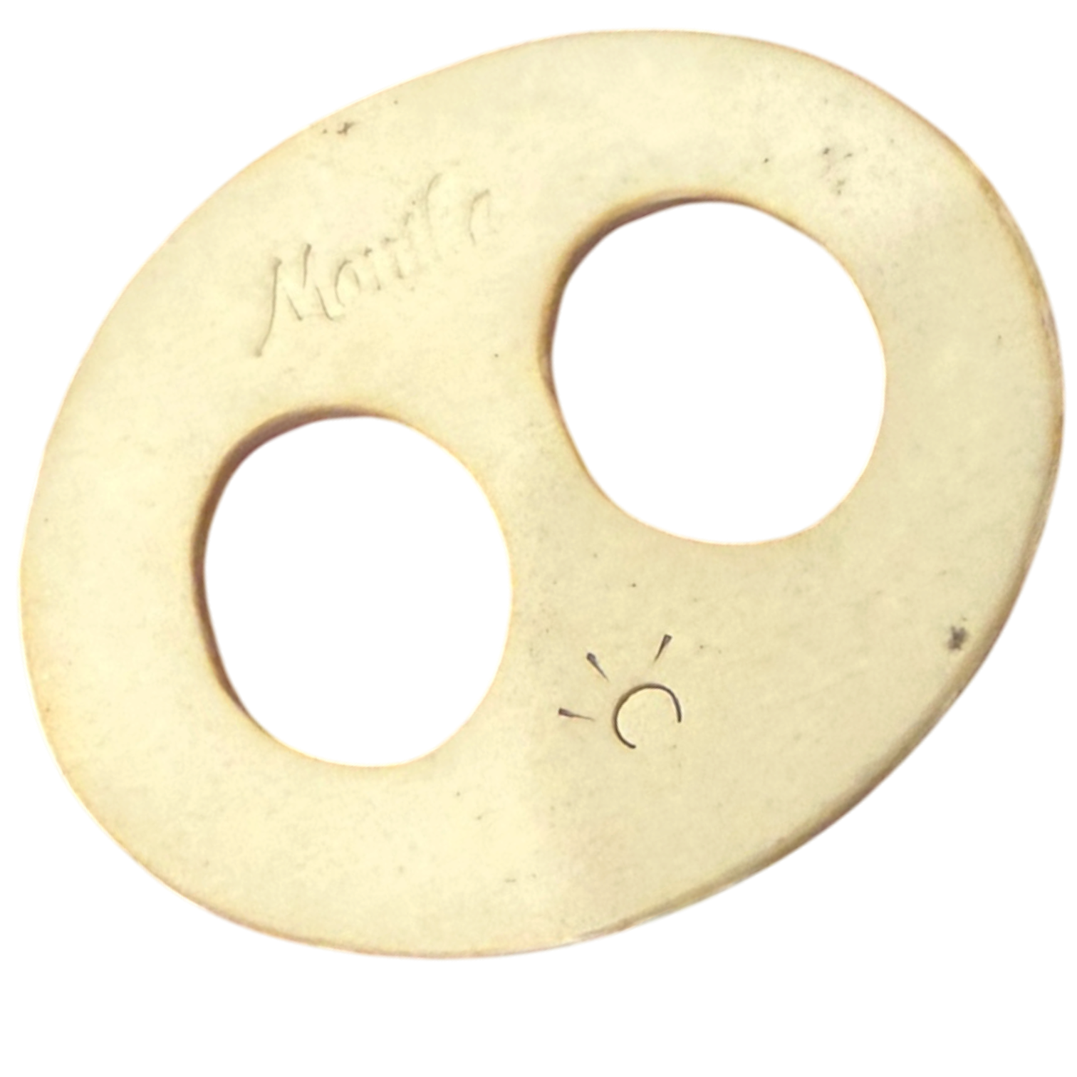 Arctic Acanthus Ceramic Scarf Ring