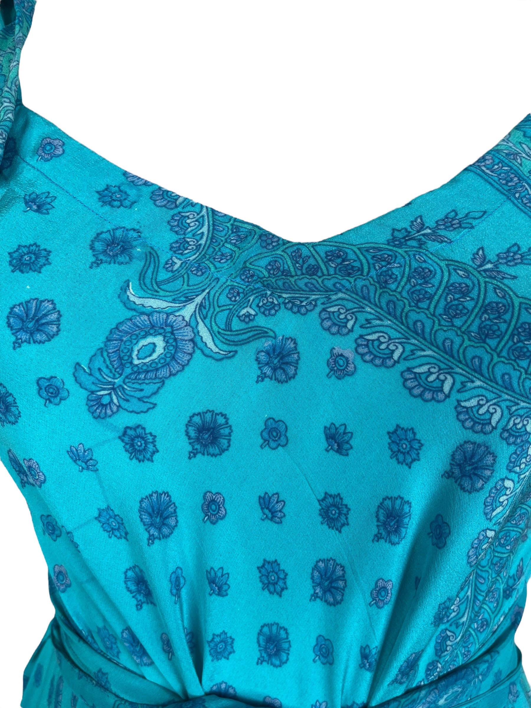 PRC8284 Wabi Sabi Pure Silk Maxi Dress with Belt