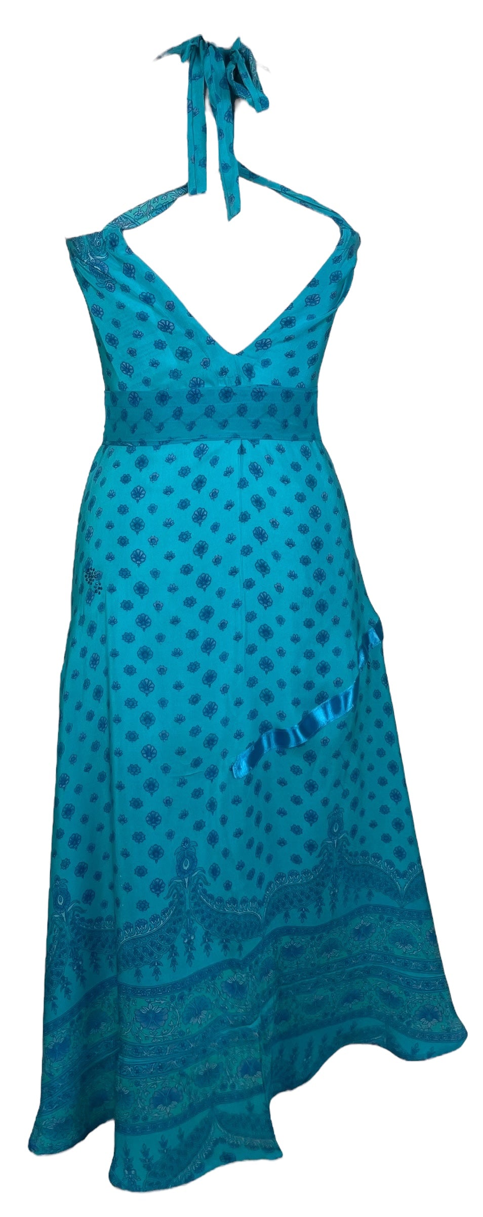 PRC8284 Wabi Sabi Pure Silk Maxi Dress with Belt