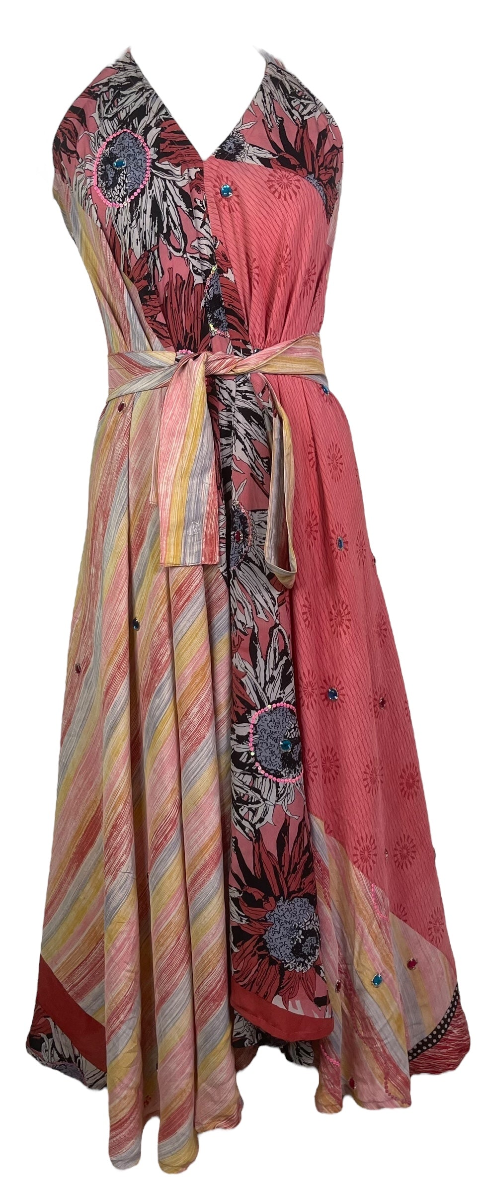 PREVIEW PRC7766  Wabi Sabi Pure Silk Maxi Dress with Belt