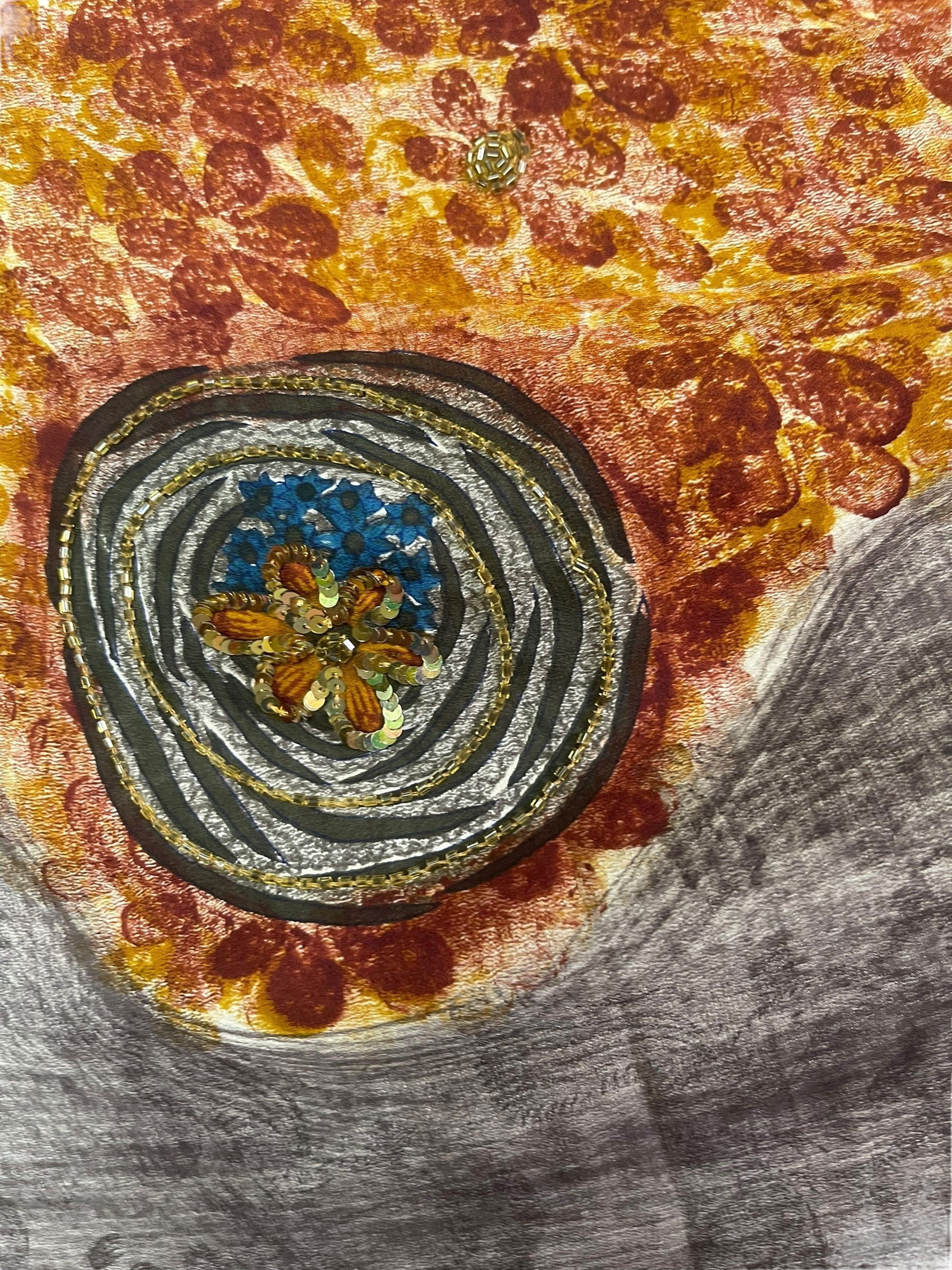 PRC8275 Wabi Sabi Pure Silk Maxi Dress with Belt