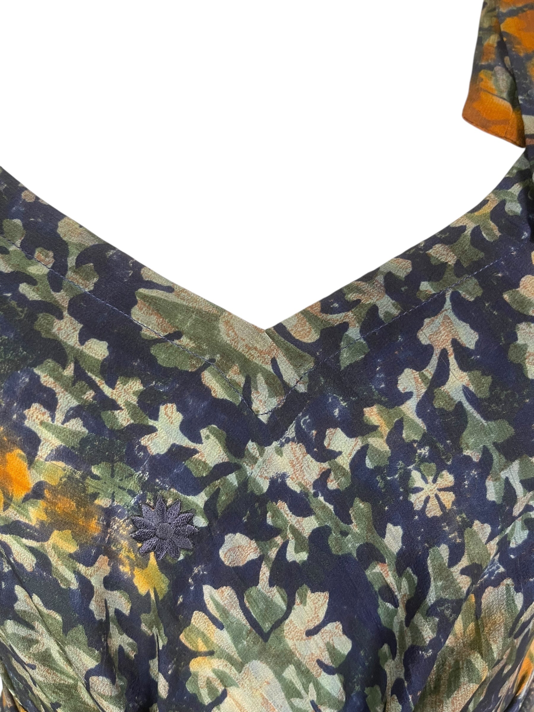 PRC8279 Wabi Sabi Pure Silk Maxi Dress with Belt