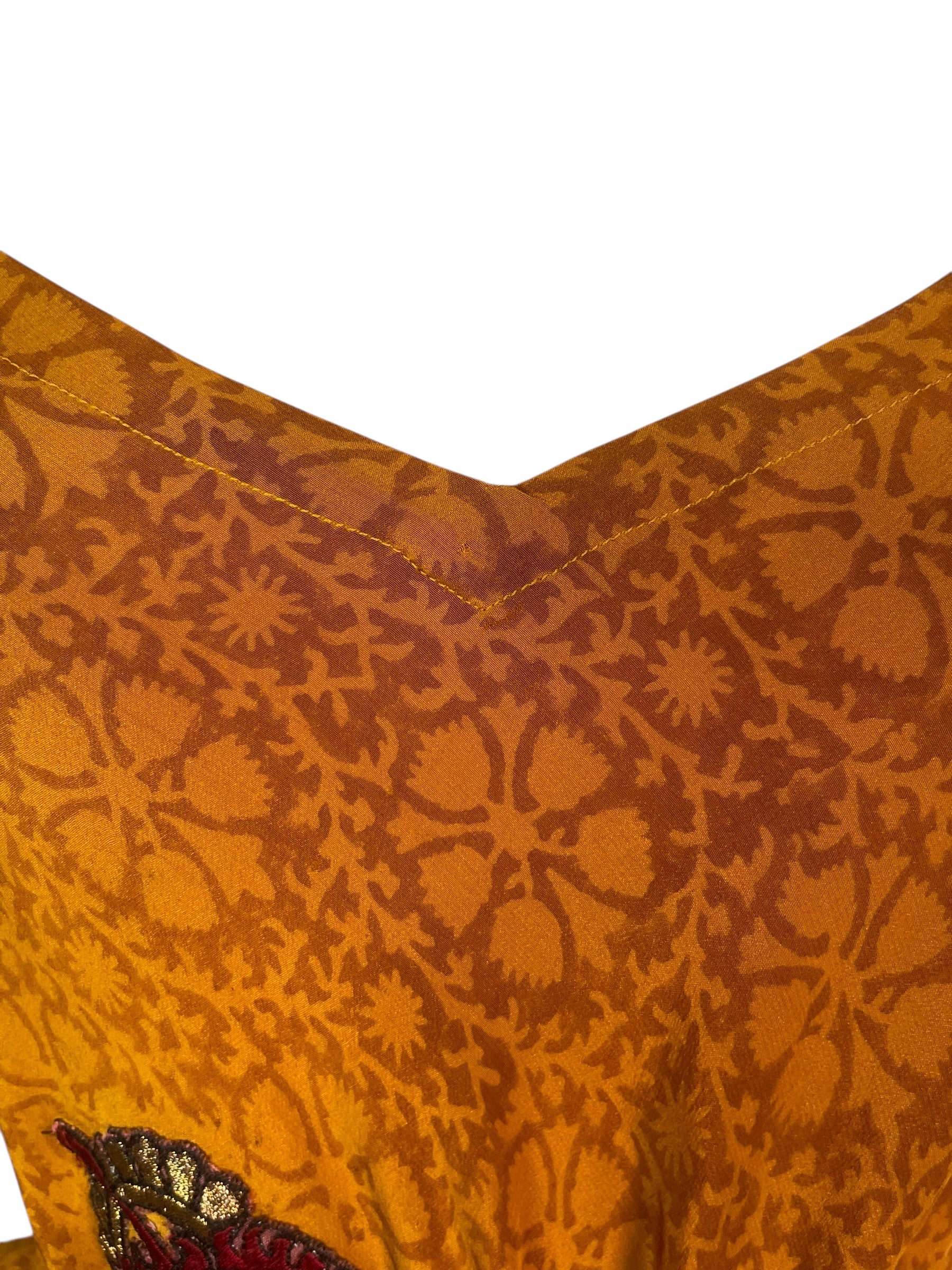 PRC8289 Wabi Sabi Pure Silk Maxi Dress with Belt