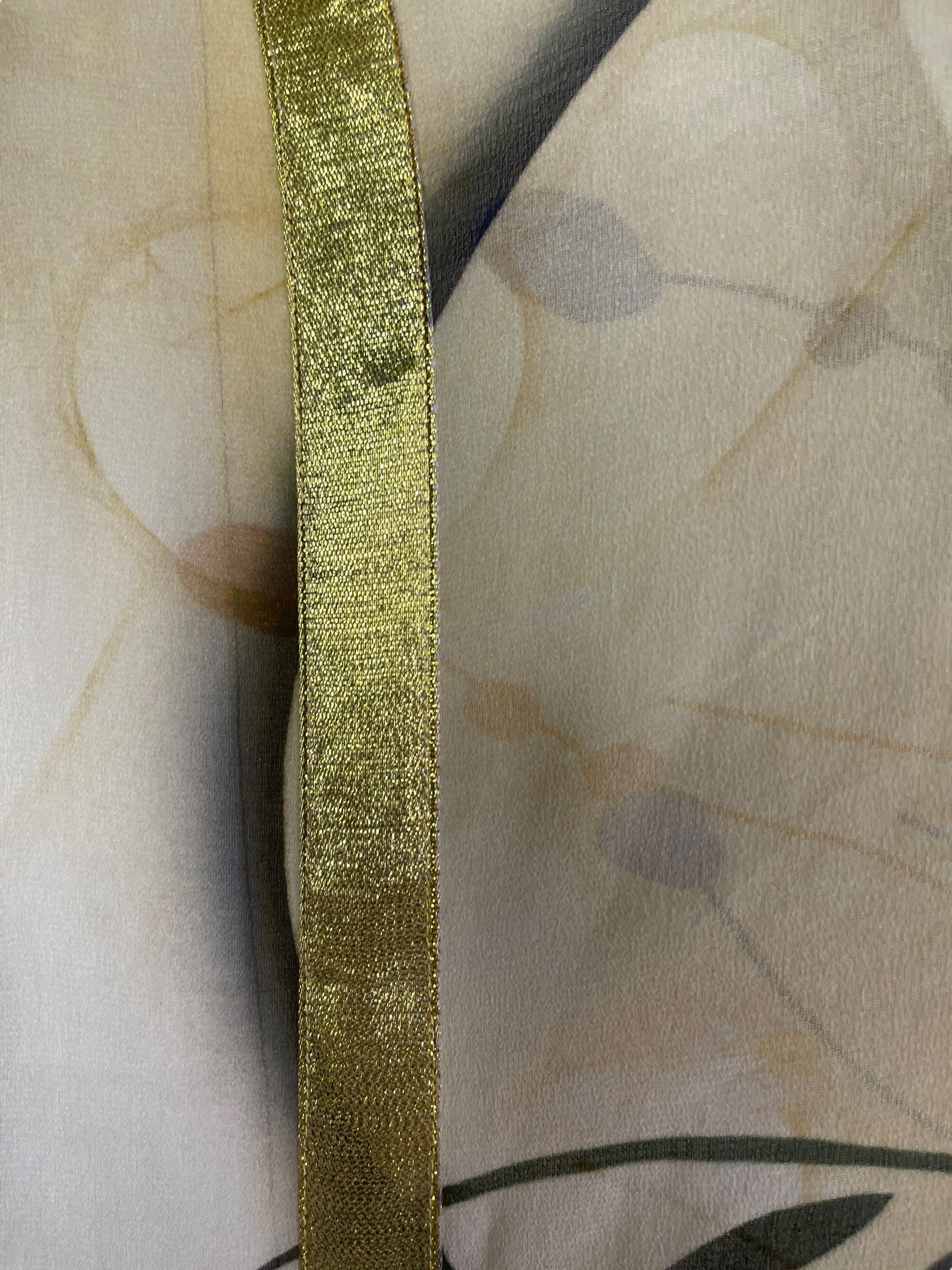 PRG8264 Sheer Avatar Long Pure Silk Kimono Sleeved Duster with Belt