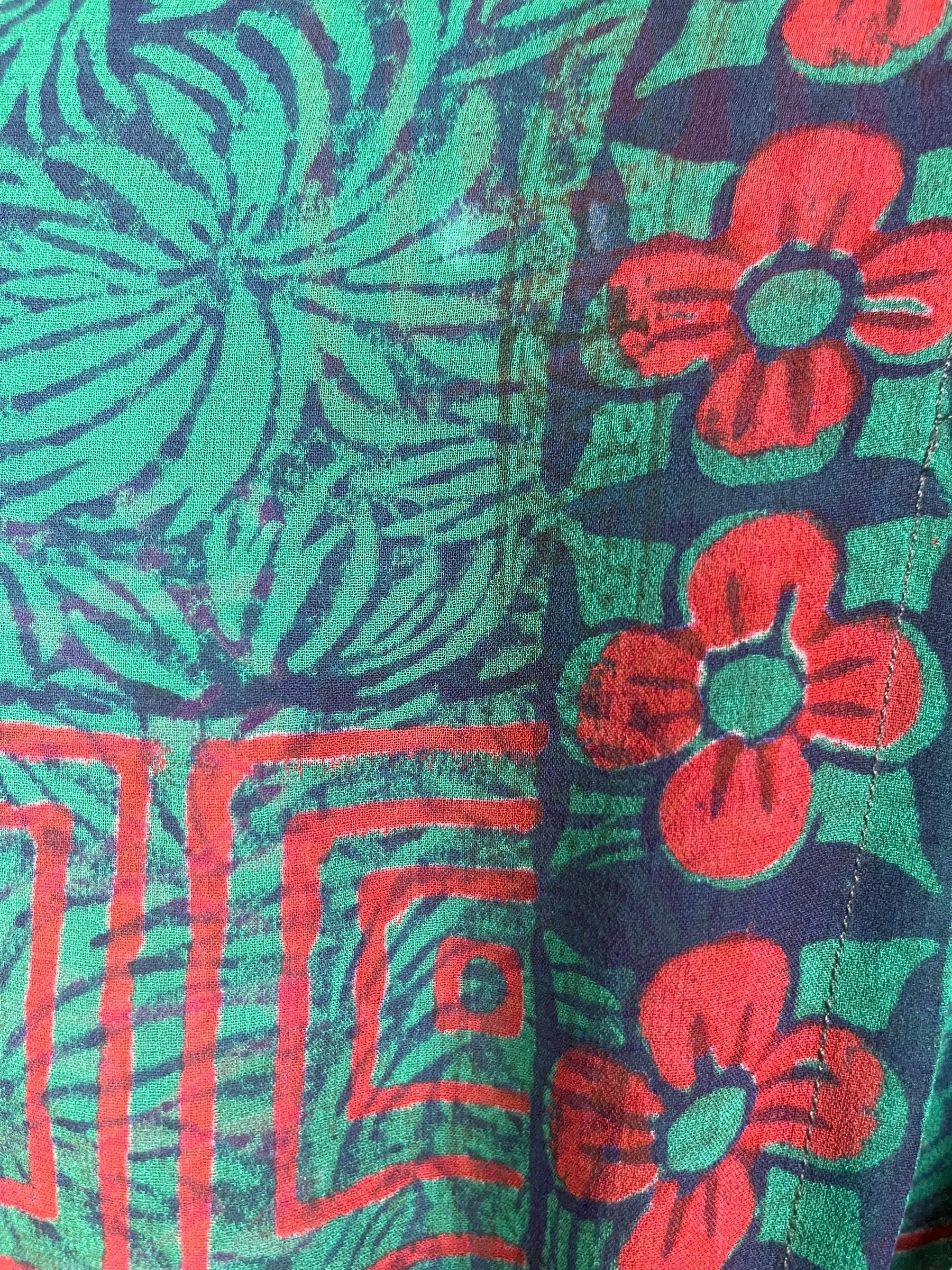 PRG8268 Sheer Avatar Long Pure Silk Kimono Sleeved Duster with Belt