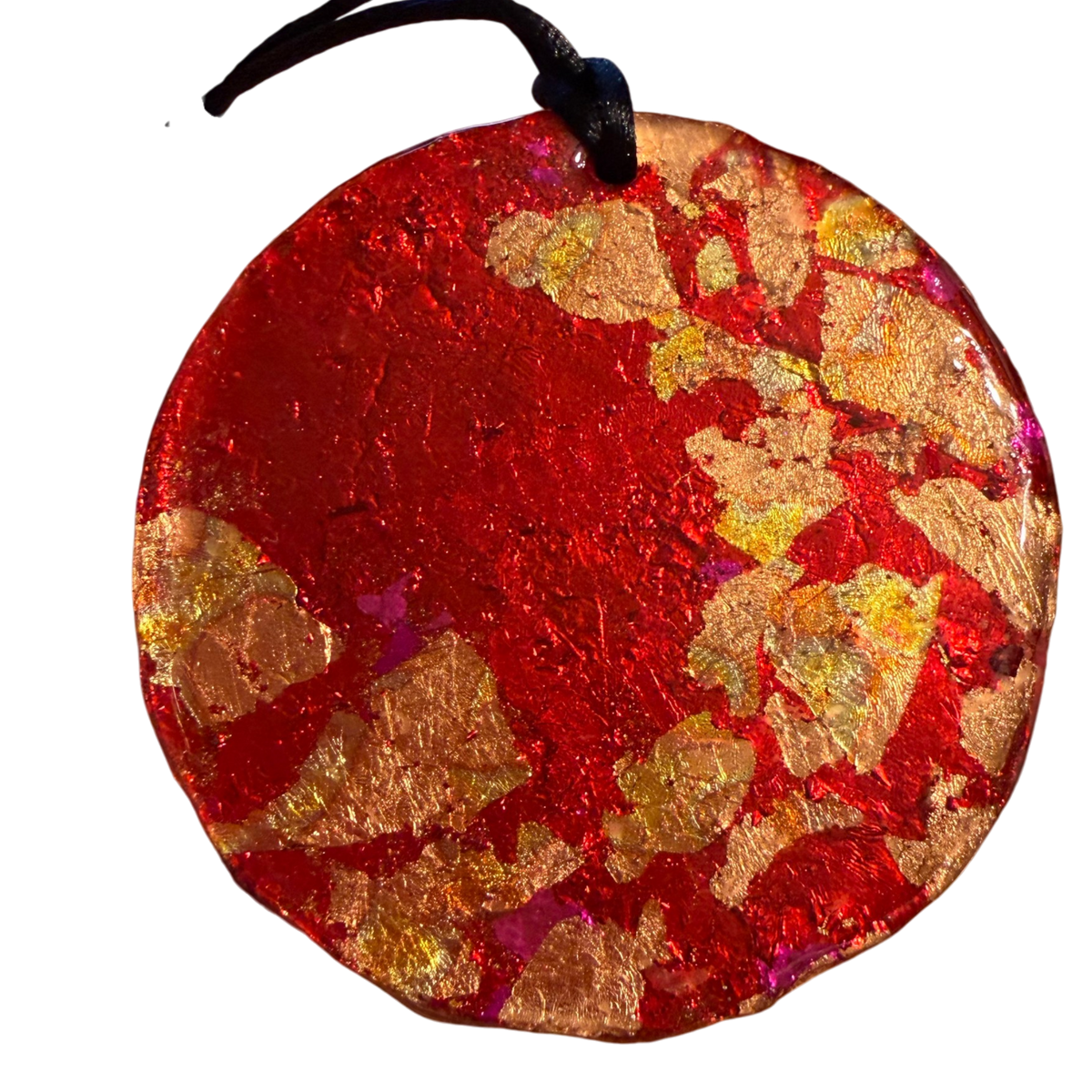 Lava Flow Pendant by Kristine’s Kreations – Handmade ethical Necklace from sariKNOTsari using upcycled silk. Designed in Canada for travel and slow fashion, loved from Toronto to LA to Sydney. Featuring Zsiska, Bryn Walker and Artisan Leather coats by Rejean Pepin, Pepin designs