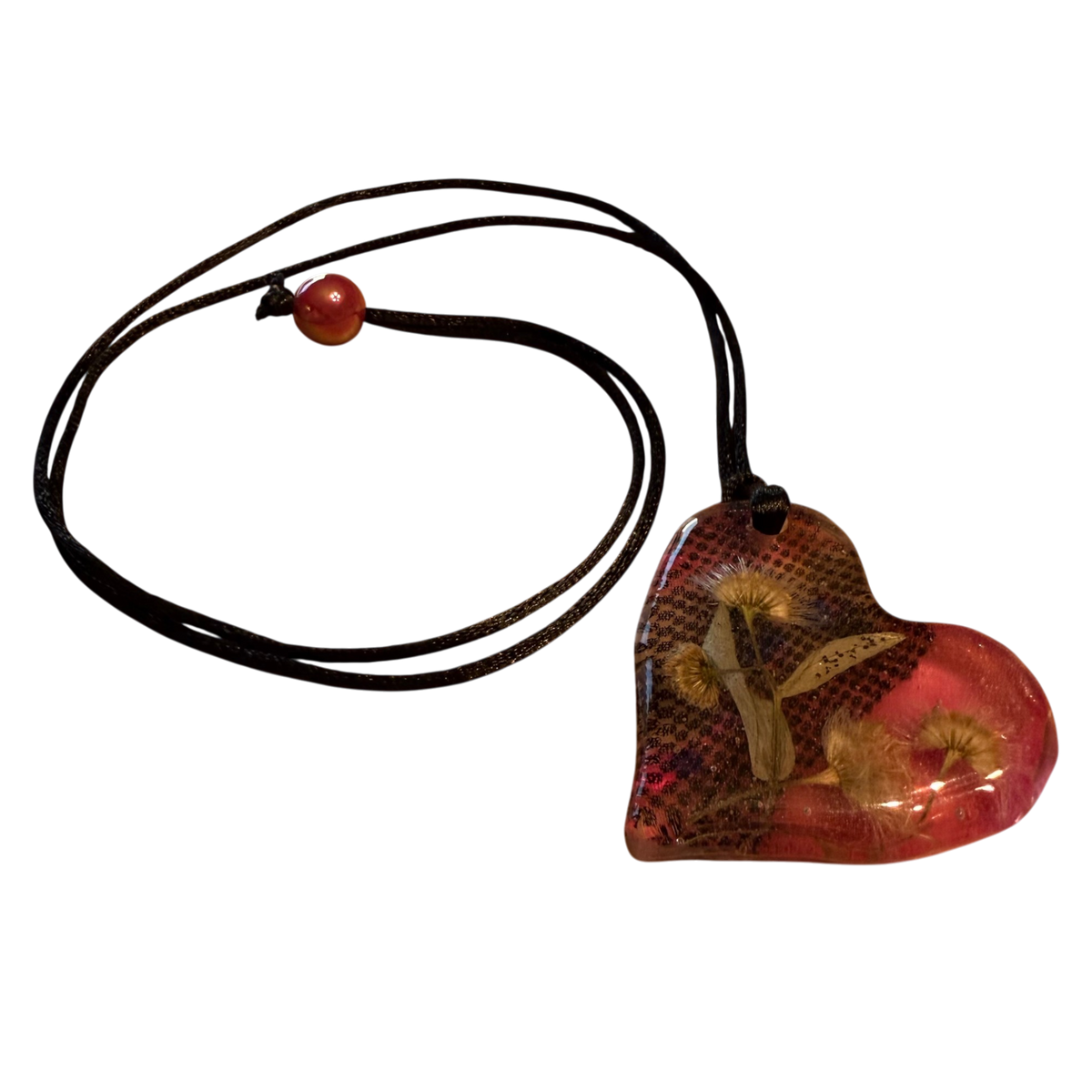 Give Weeds a Chance Pendant by Kristine’s Kreations – Handmade ethical Necklace from sariKNOTsari using upcycled silk. Designed in Canada for travel and slow fashion, loved from Toronto to LA to Sydney. Featuring Zsiska, Bryn Walker and Artisan Leather coats by Rejean Pepin, Pepin designs