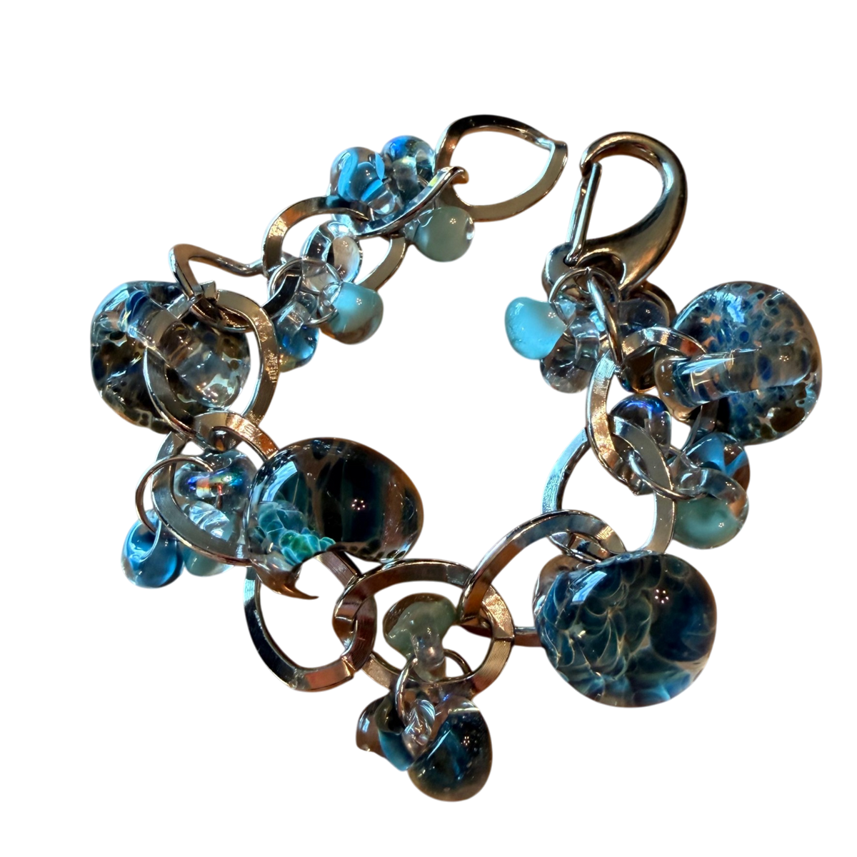 Releases Sunday at 8pm EST  Turning Tides Lampwork Bracelet